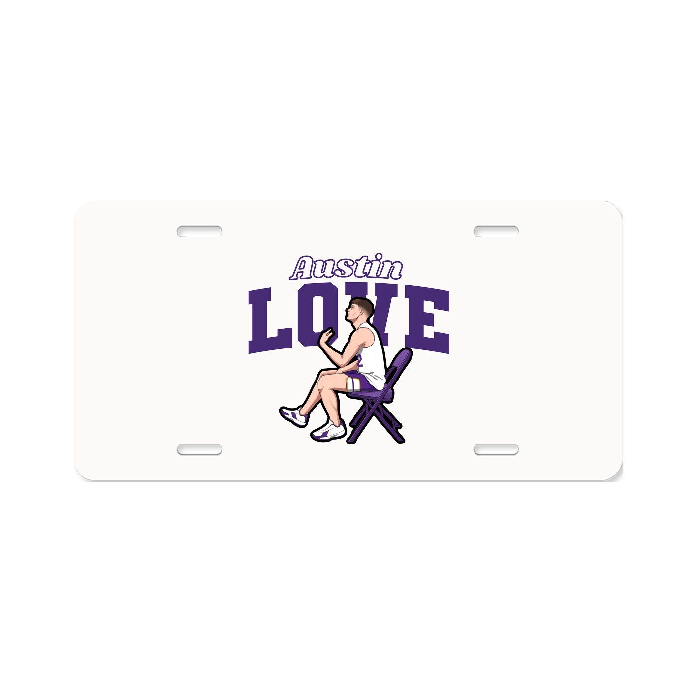 License Plate — Name Arch in Classic