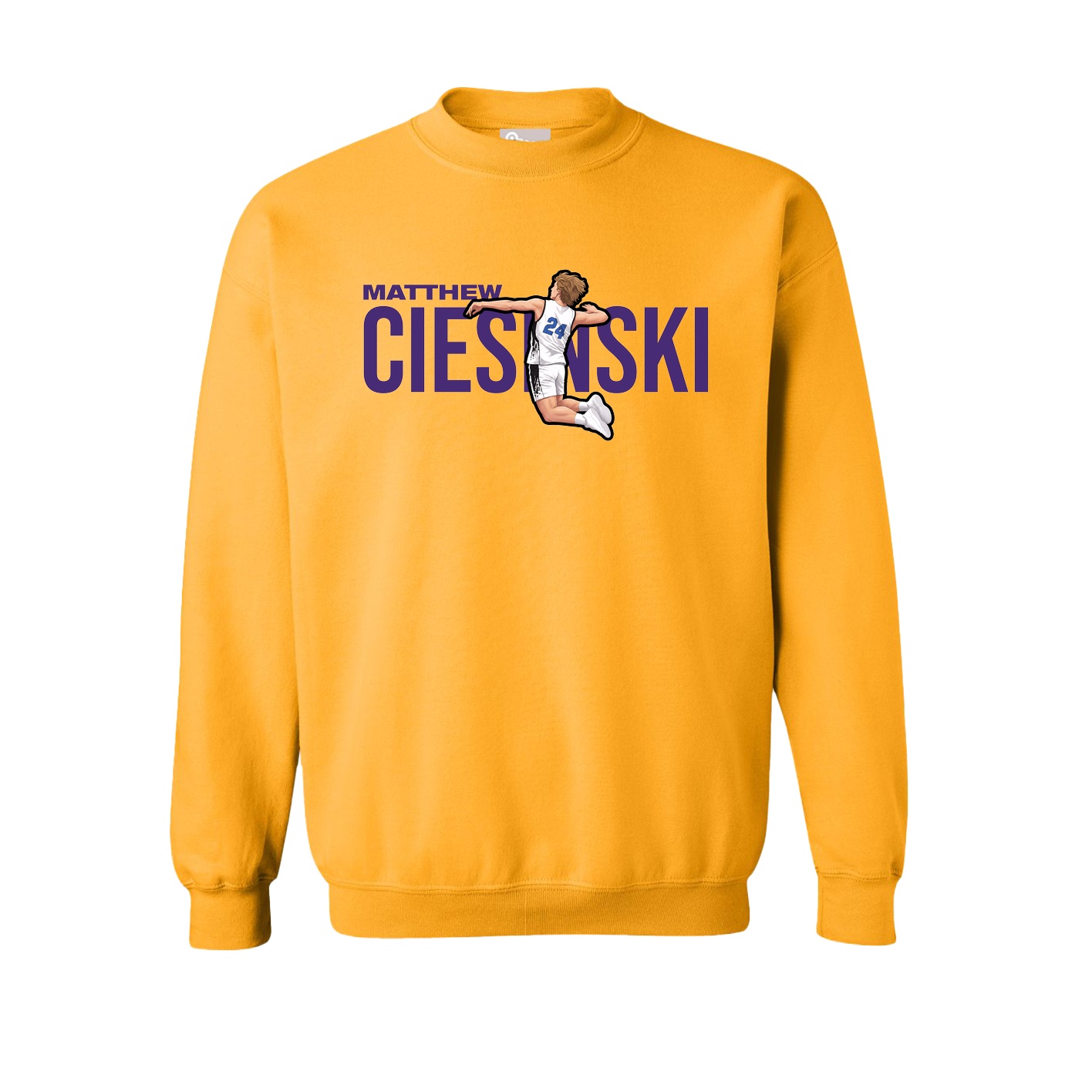 Fleece Crew — Player Name in Gold