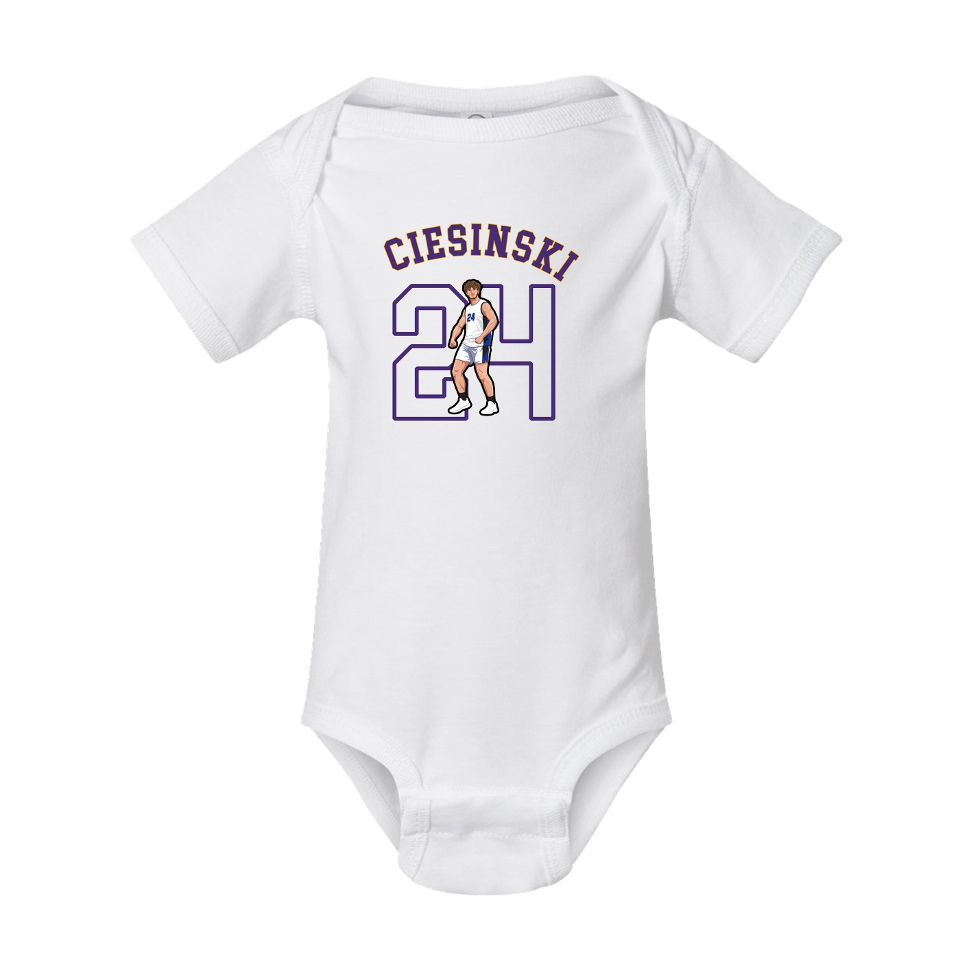 Baby Onesie — Shirsey Arch in White