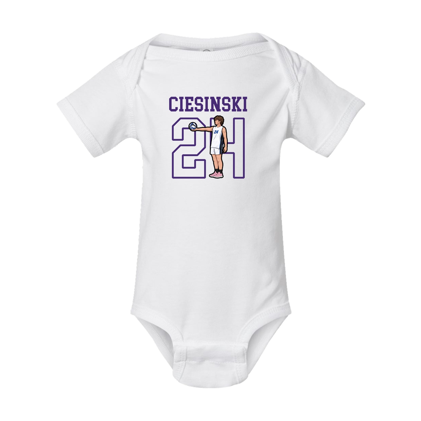 Baby Onesie — Shirsey in White