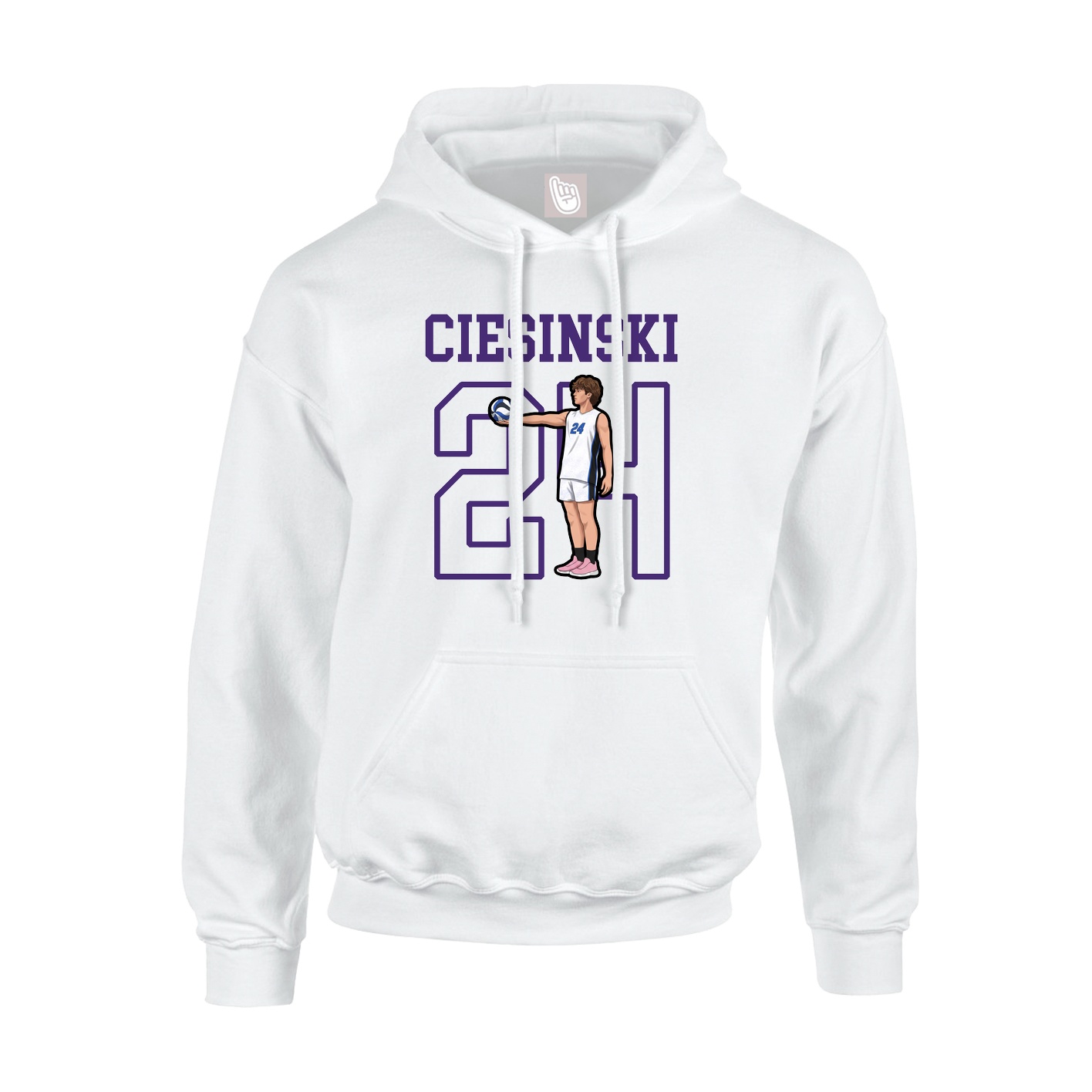 Youth Hoodie — Shirsey in White