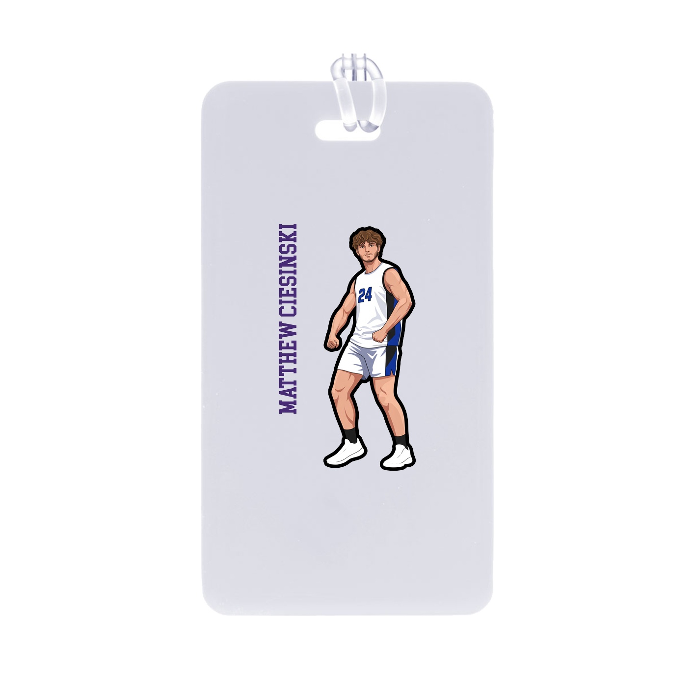 Bag Tag — Name Vertical in Classic