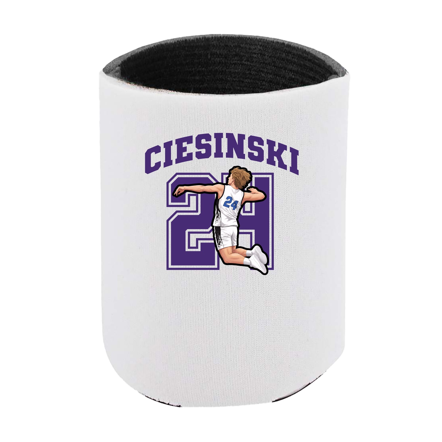 Can Holder — Number in White