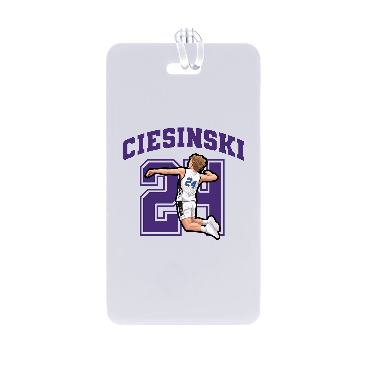 Bag Tag — Number in Classic