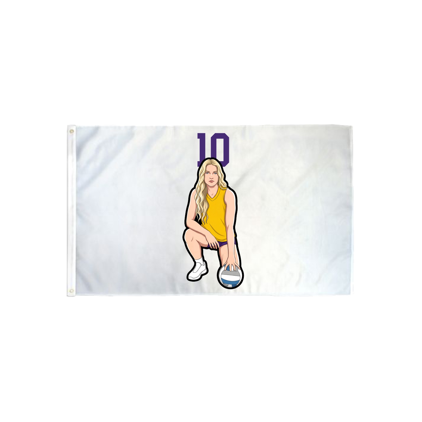 3x5 Flag — Number Top in Classic