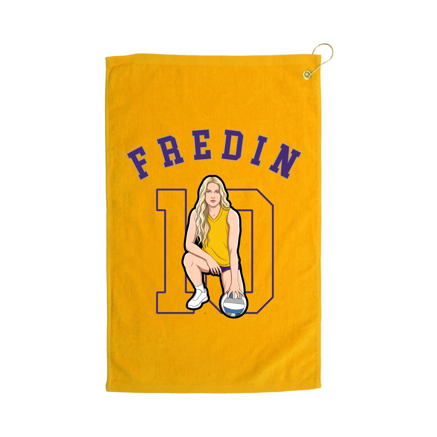 Golf Towel — Shirsey Arch in Gold