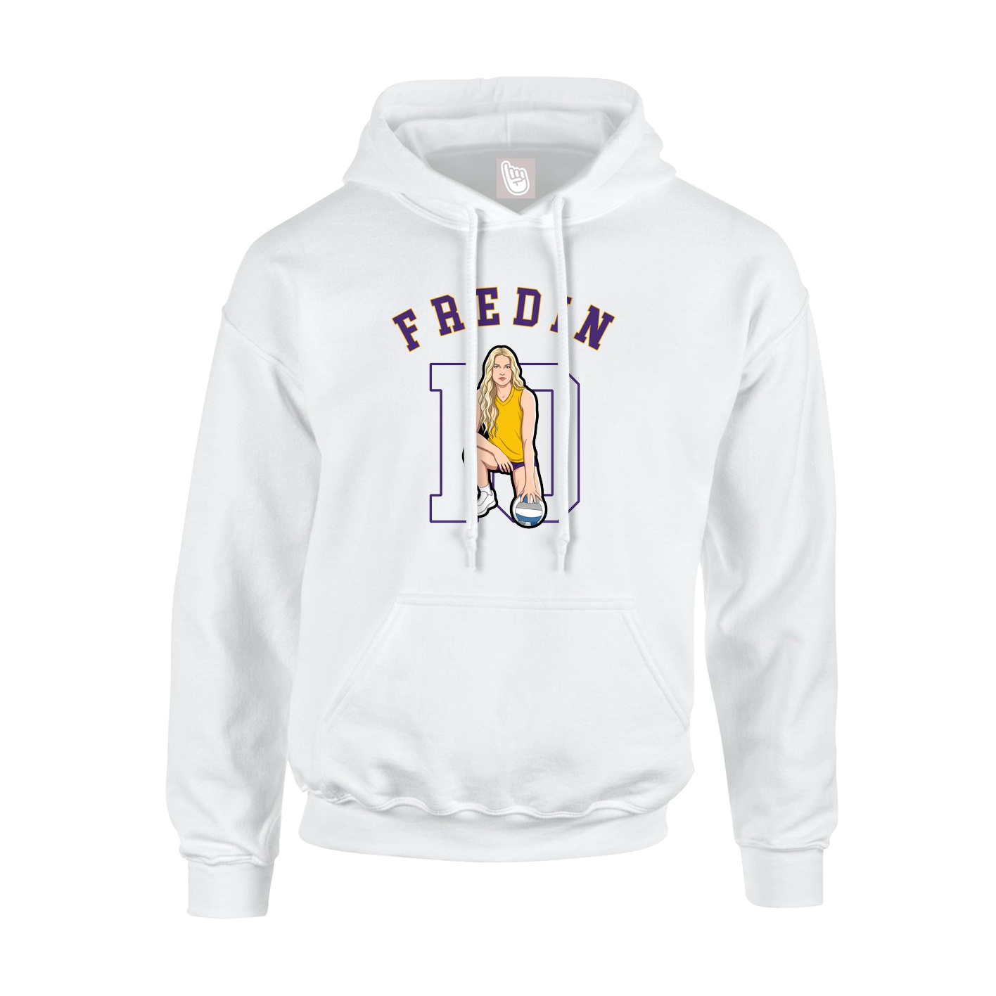 Youth Hoodie — Shirsey Arch in White