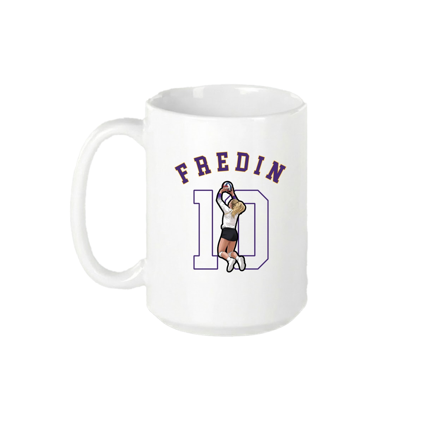 15oz Coffee Mug — Shirsey Arch in White
