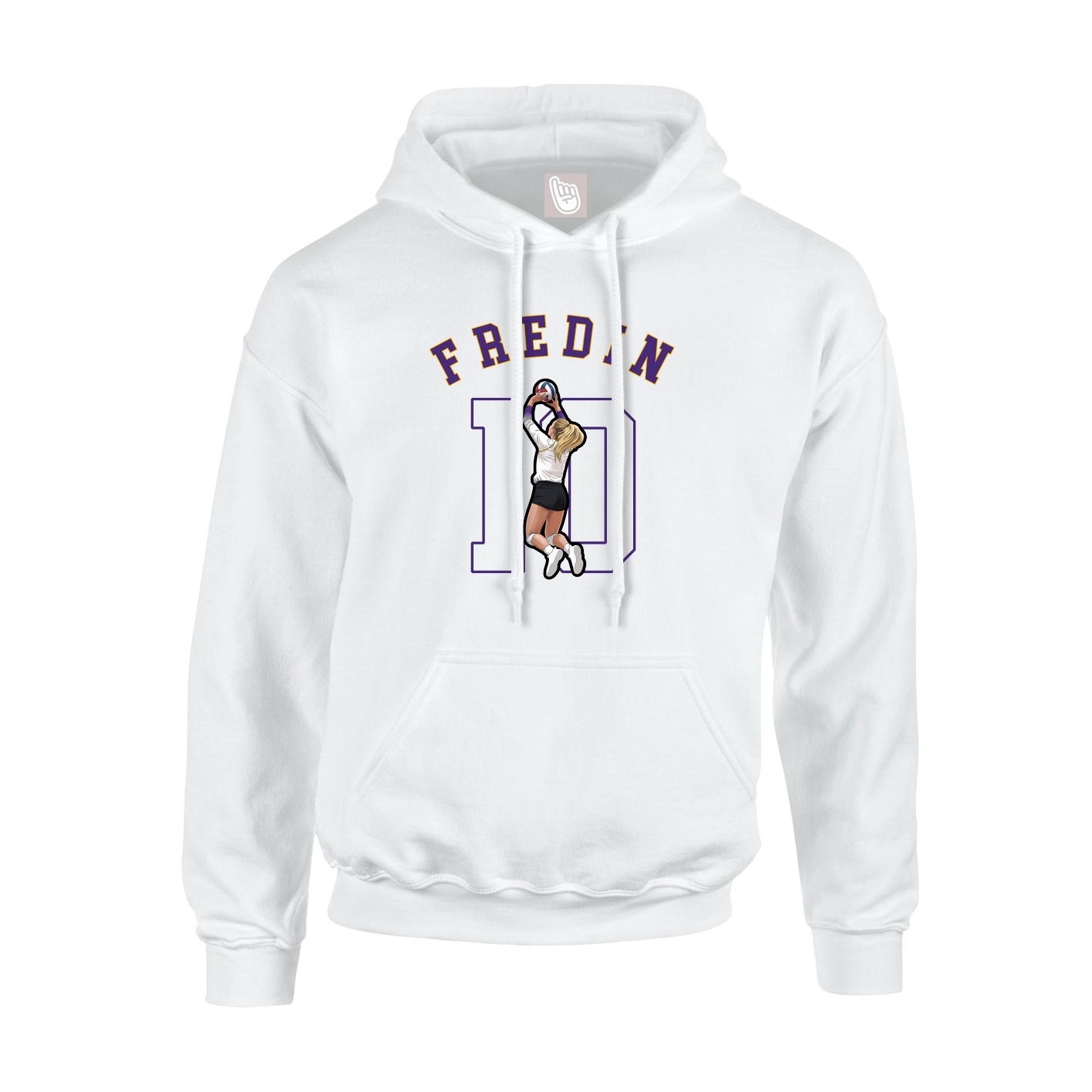 Hoodie — Shirsey Arch in White