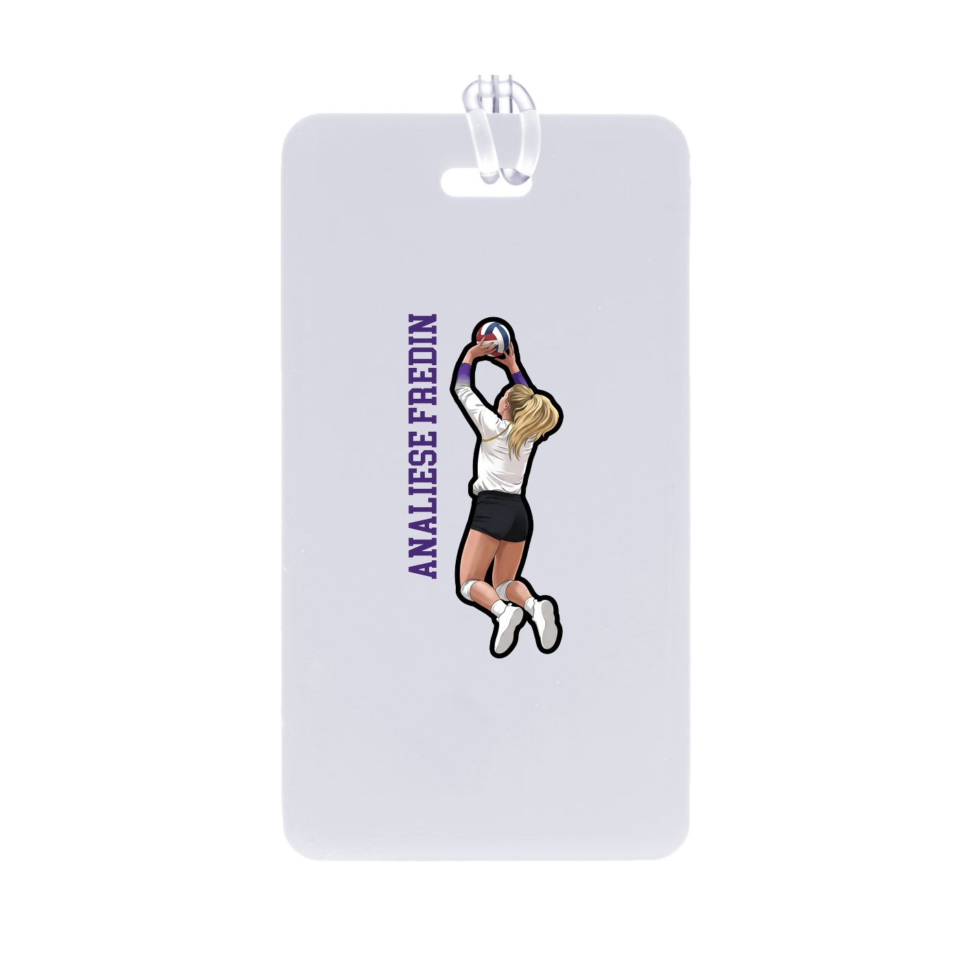 Bag Tag — Name Vertical in Classic