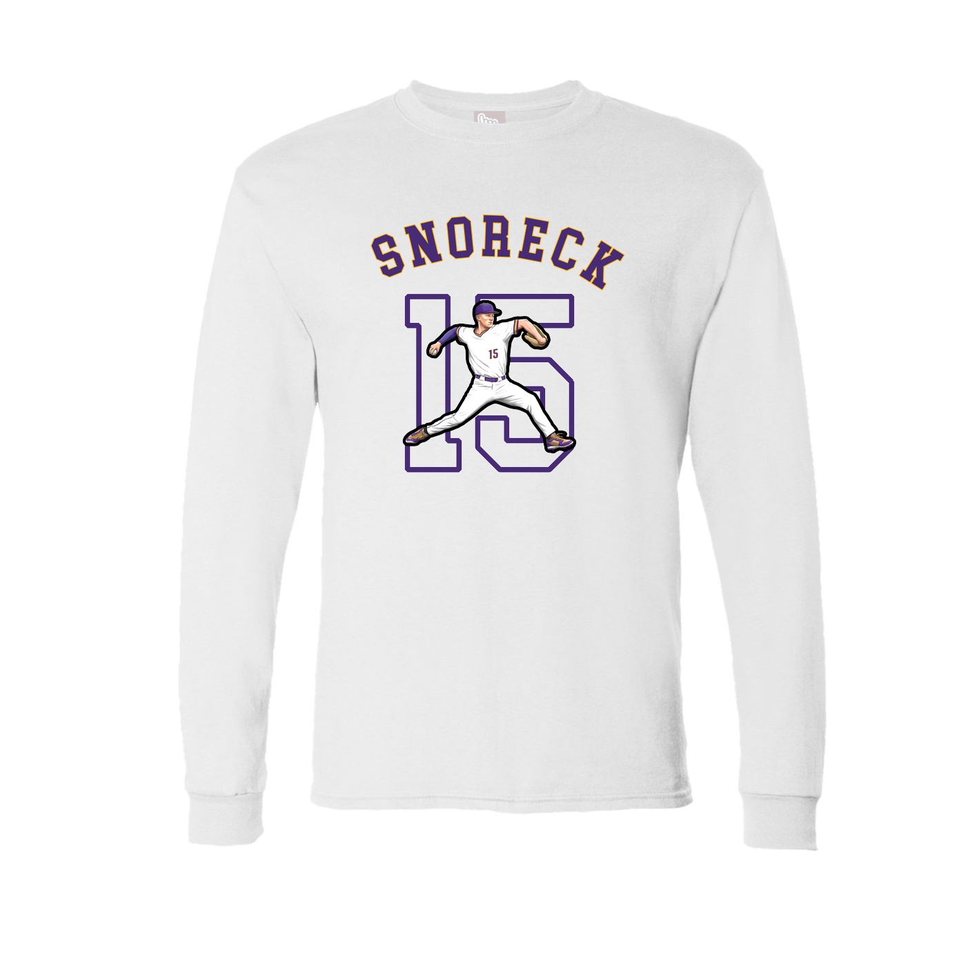 Long Sleeve Tee — Shirsey Arch in White