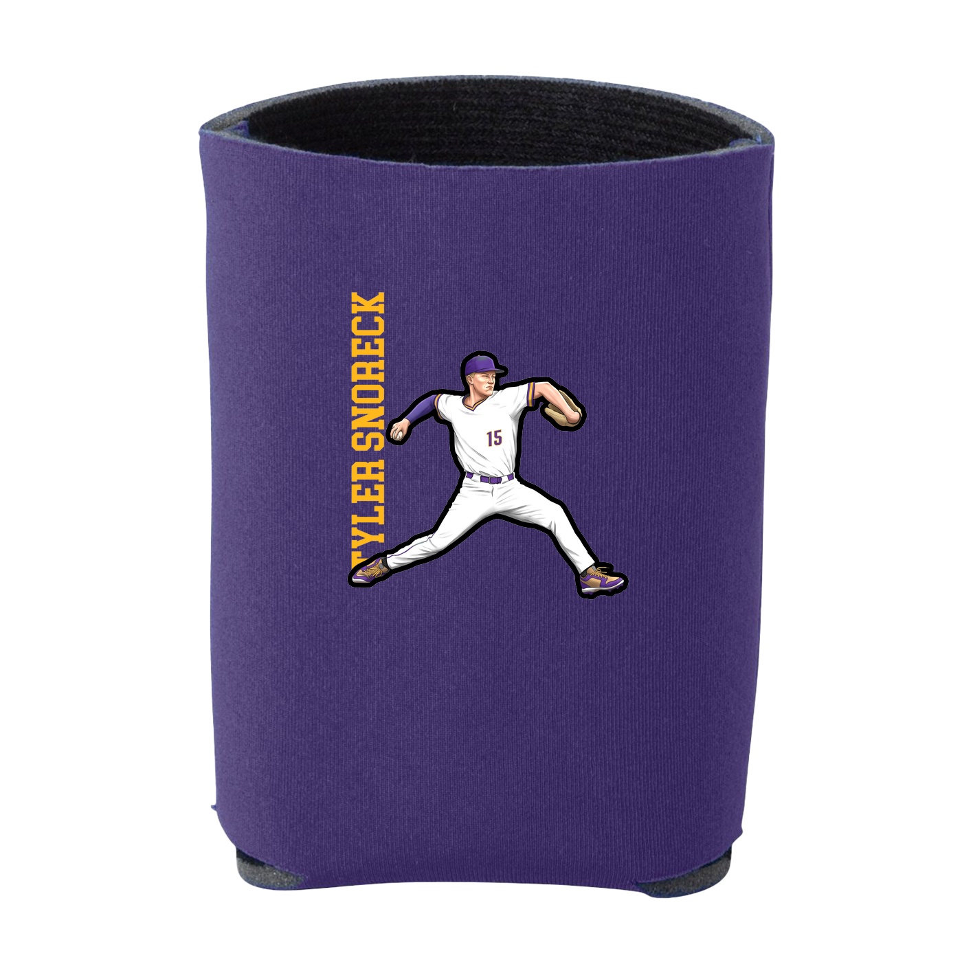 Can Holder — Name Vertical in Purple