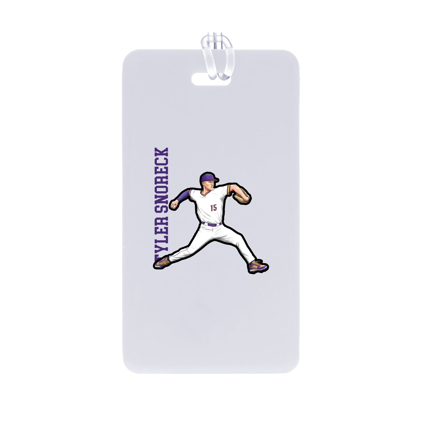 Bag Tag — Name Vertical in Classic