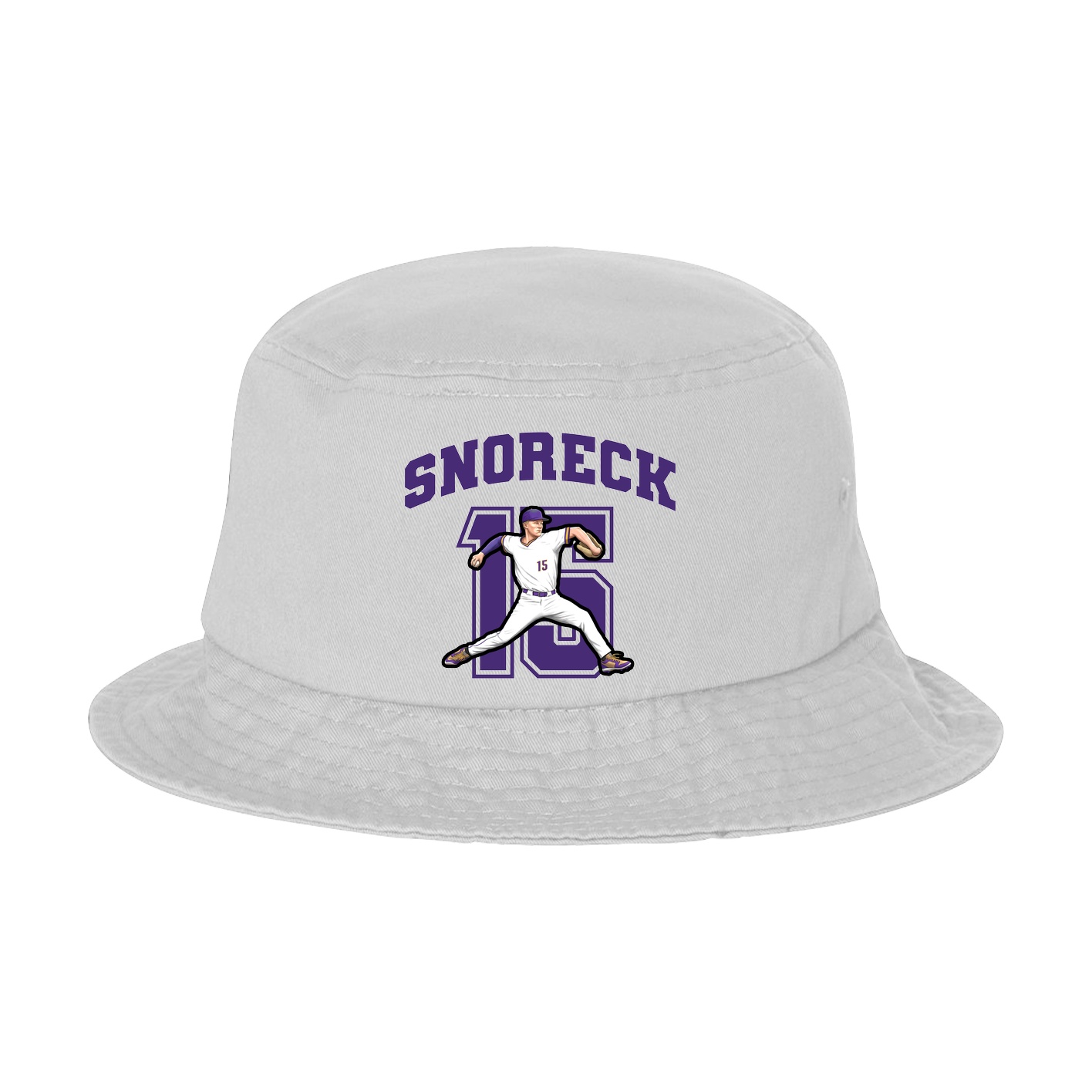 Bucket Cap — Number in White