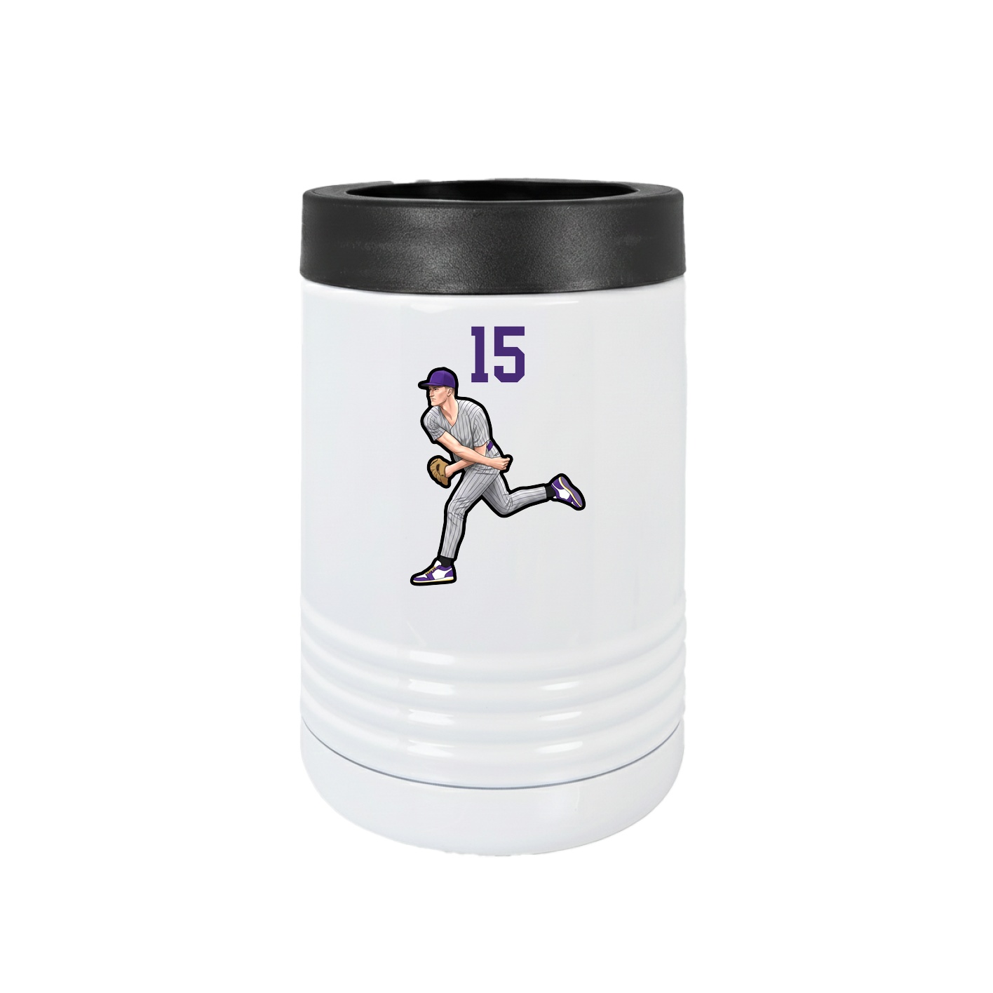 Beverage Holder — Number Top in White