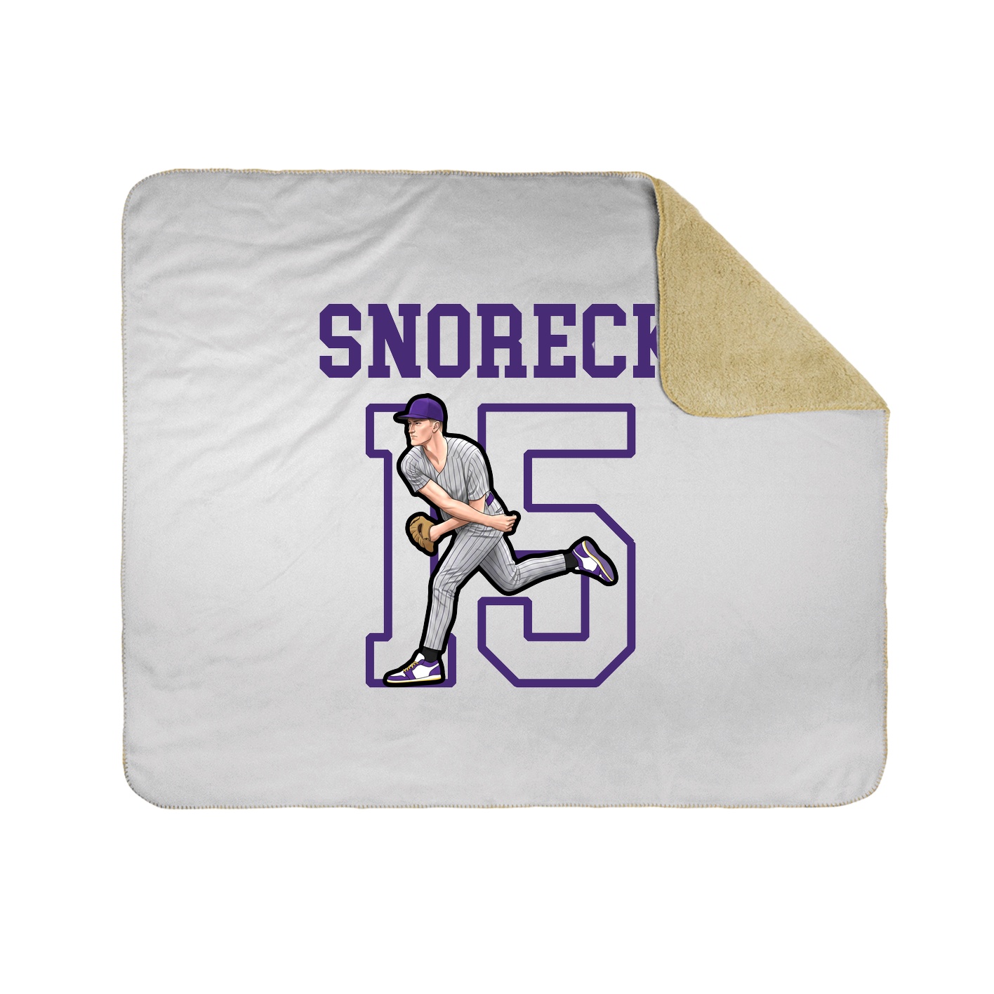 Throw Blanket — Shirsey in White