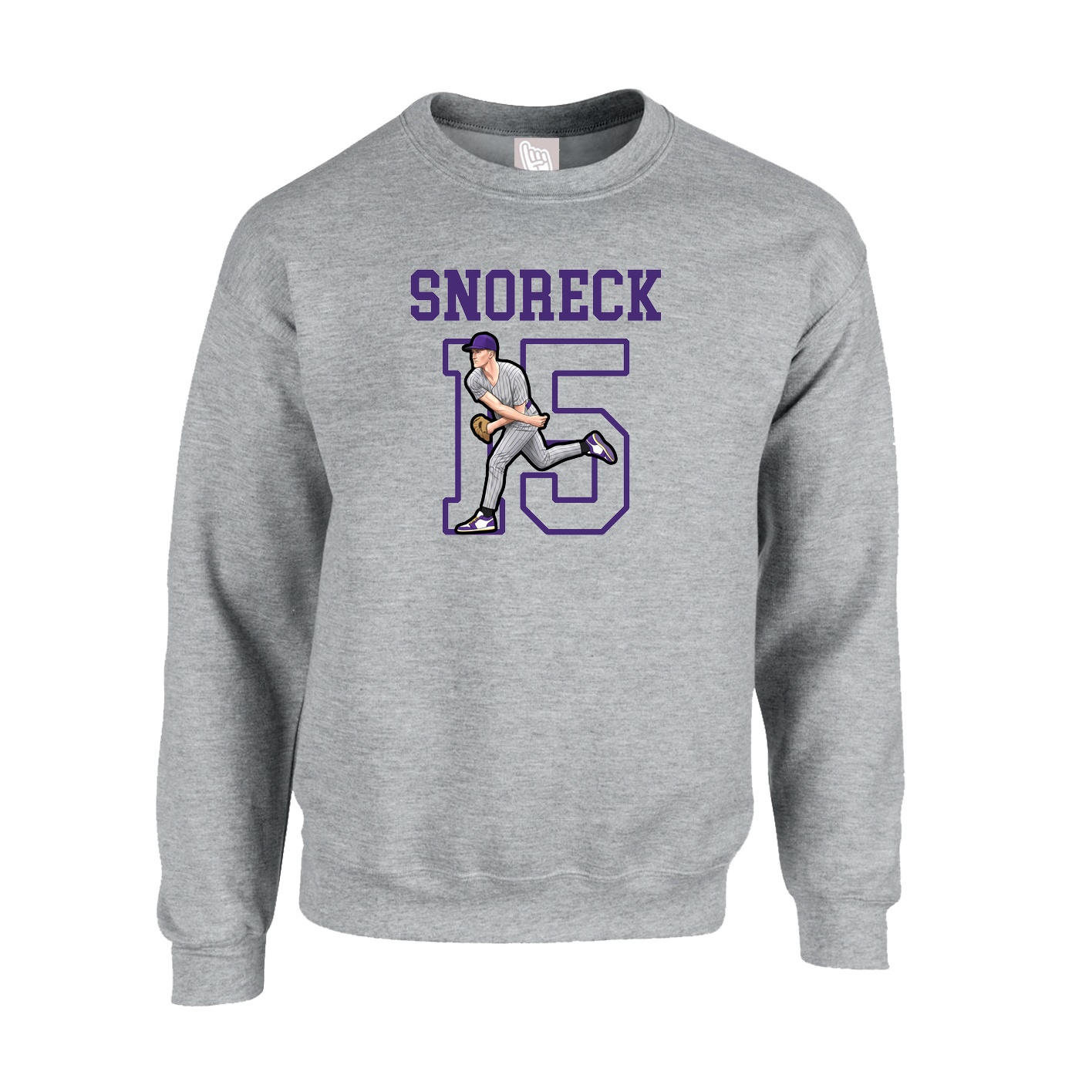 Fleece Crew — Shirsey in Grey