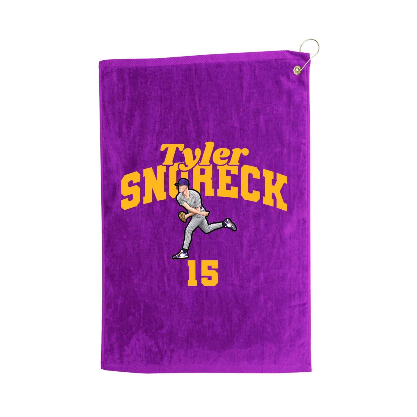 Golf Towel — Signature Arch in Purple