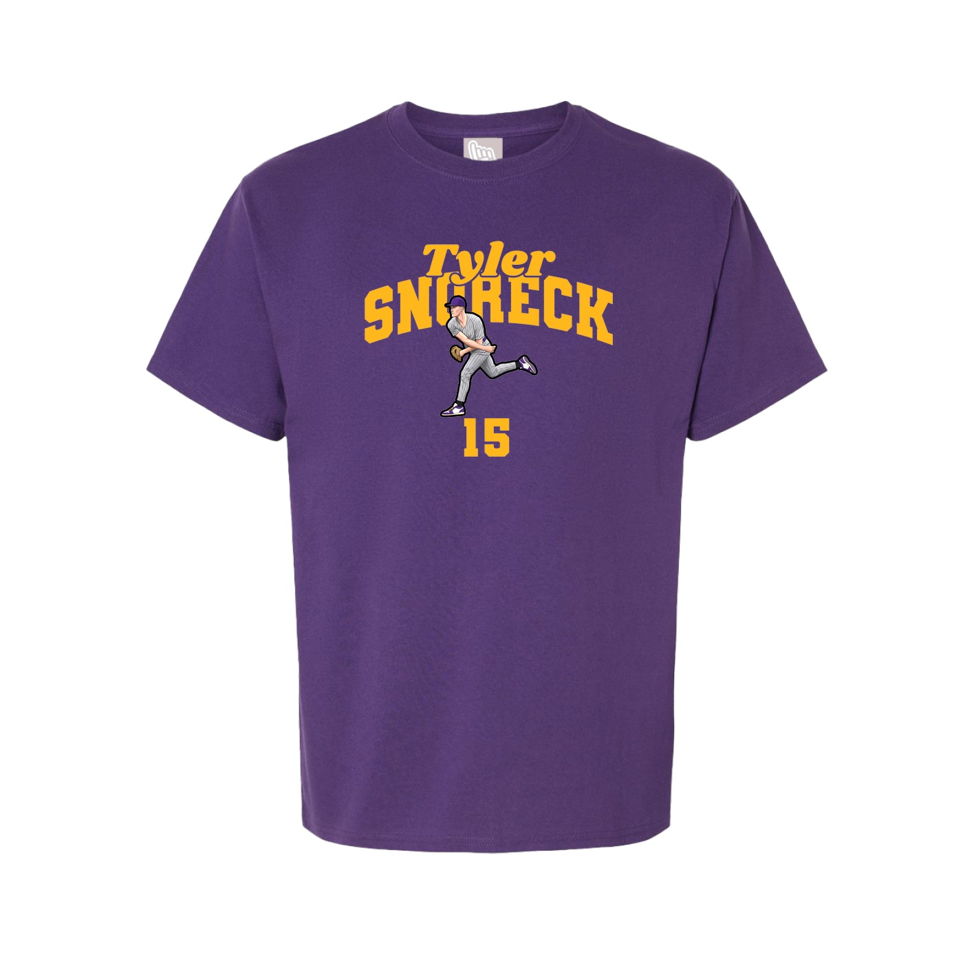 Youth Tee — Signature Arch in Purple