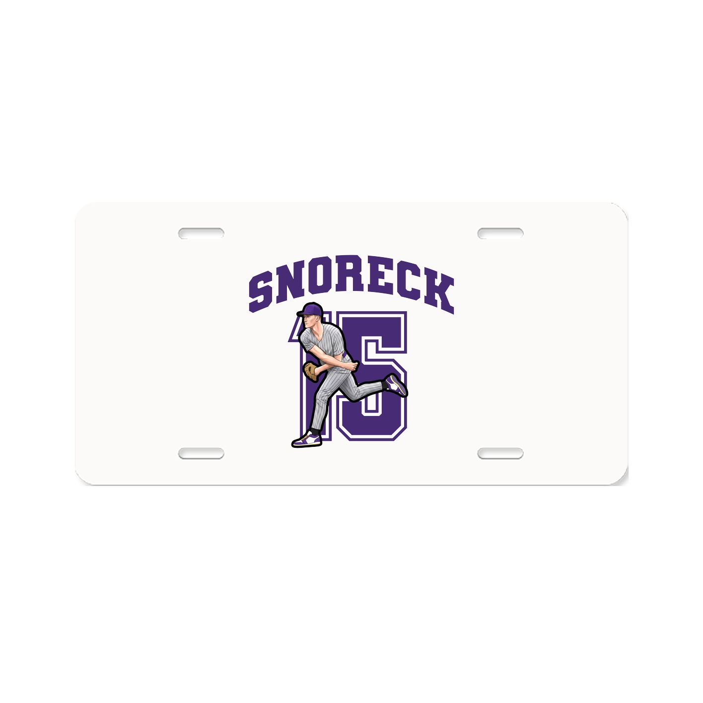 License Plate — Number in Classic