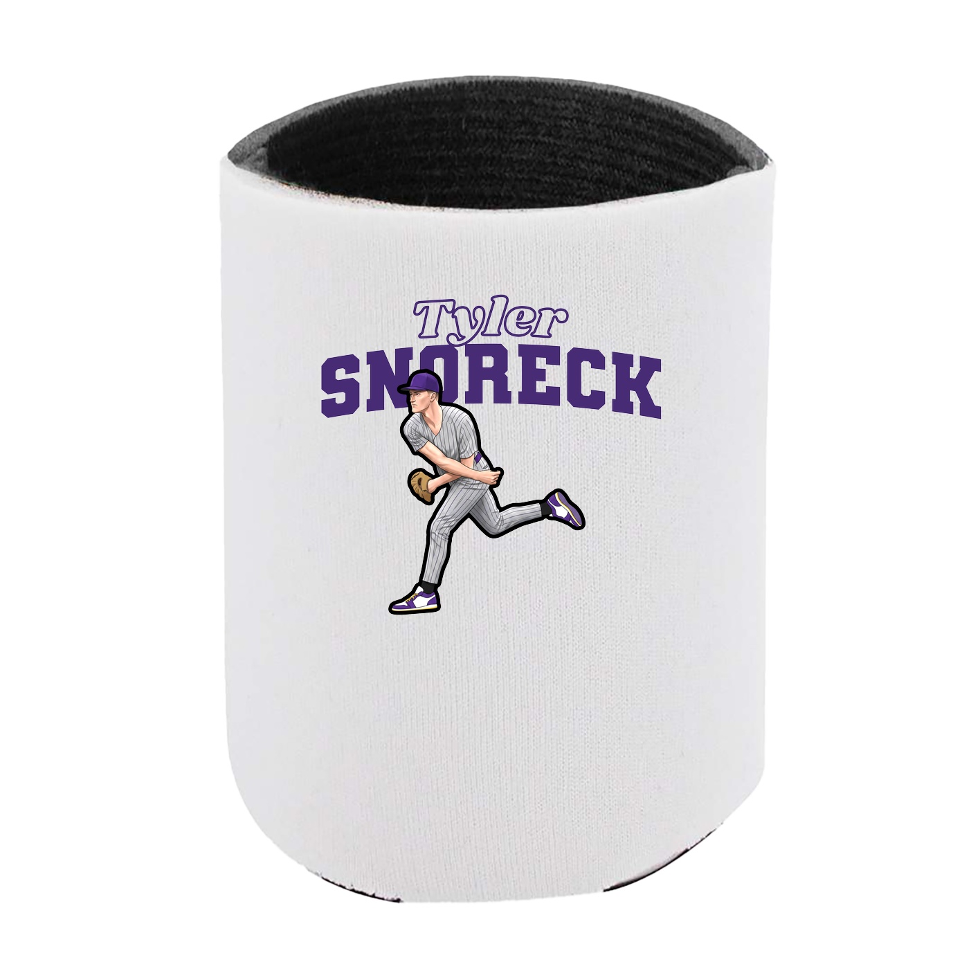 Can Holder — Name Arch in White