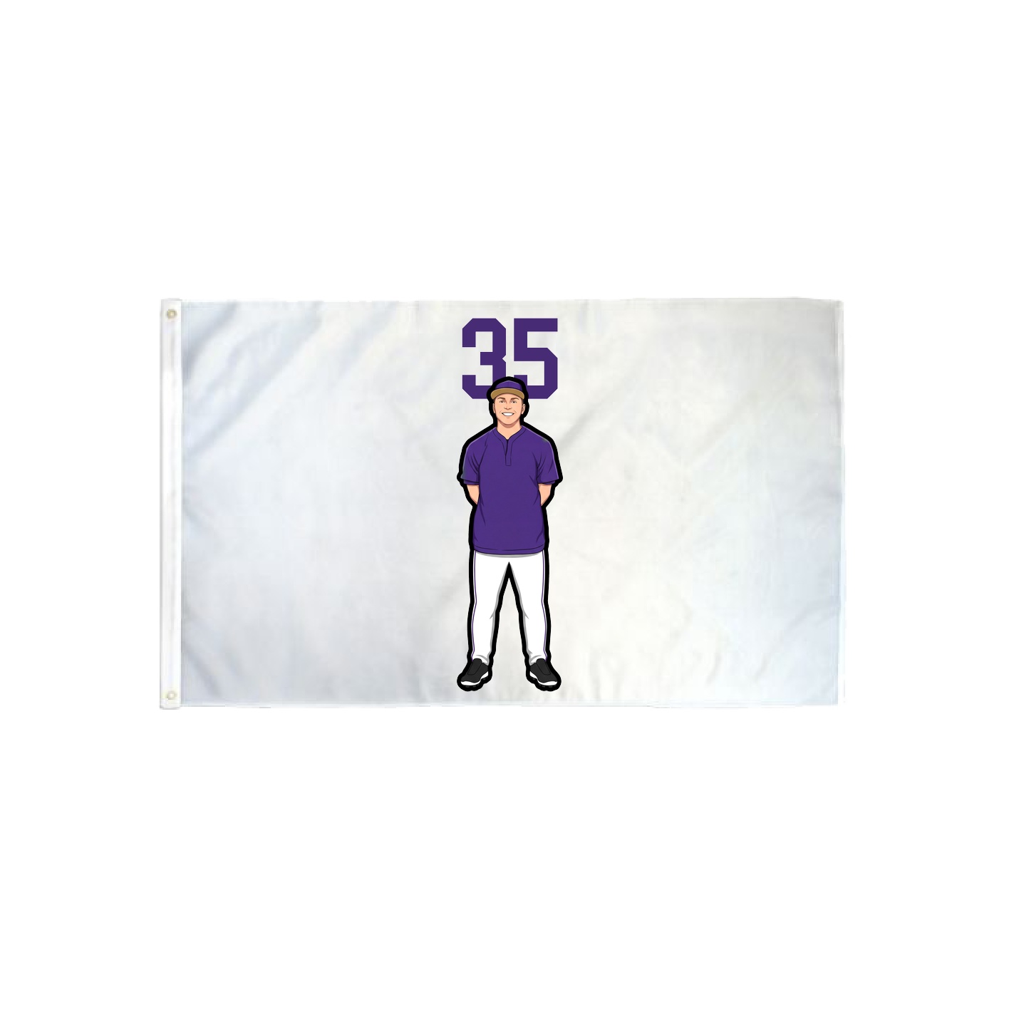3x5 Flag — Number Top in Classic