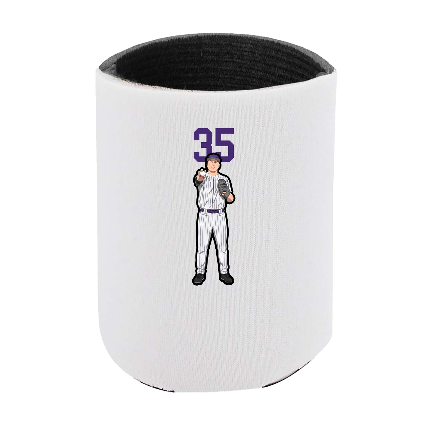 Can Holder — Number Top in White