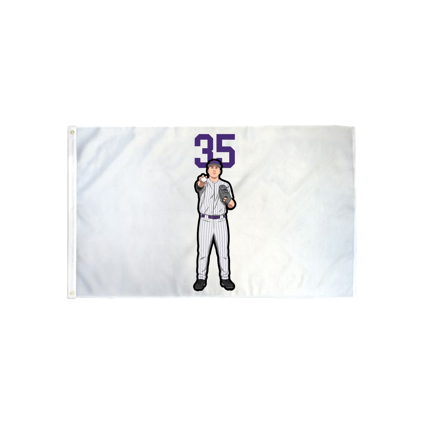 3x5 Flag — Number Top in Classic