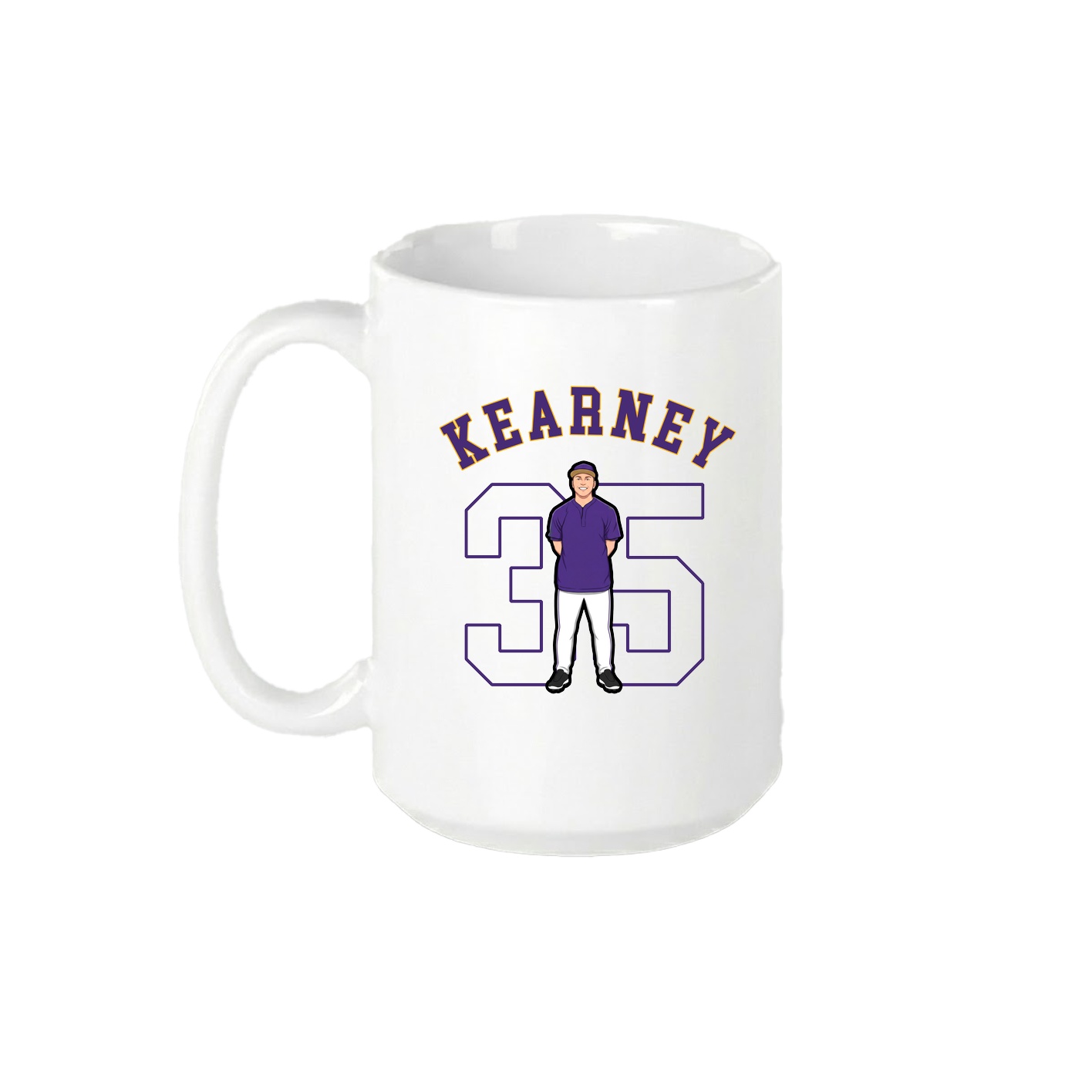 15oz Coffee Mug — Shirsey Arch in White