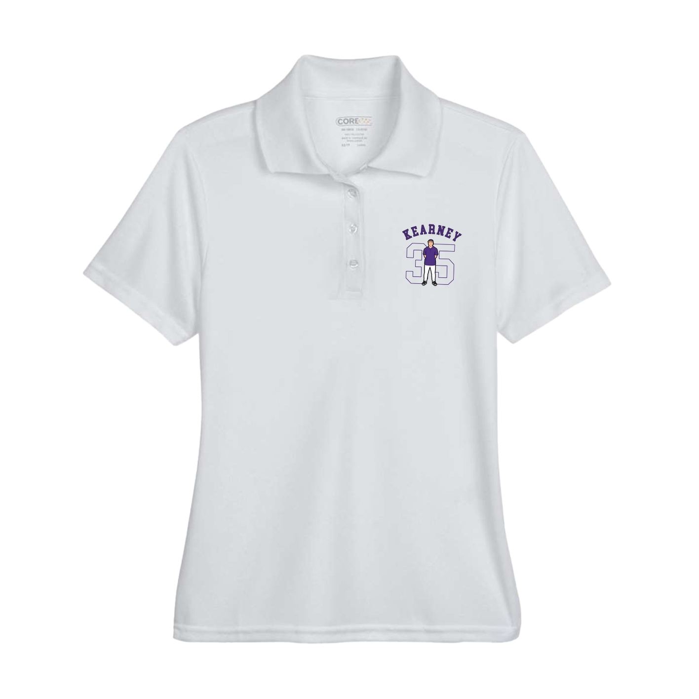 Womens Performance Polo — Shirsey Arch in Grey