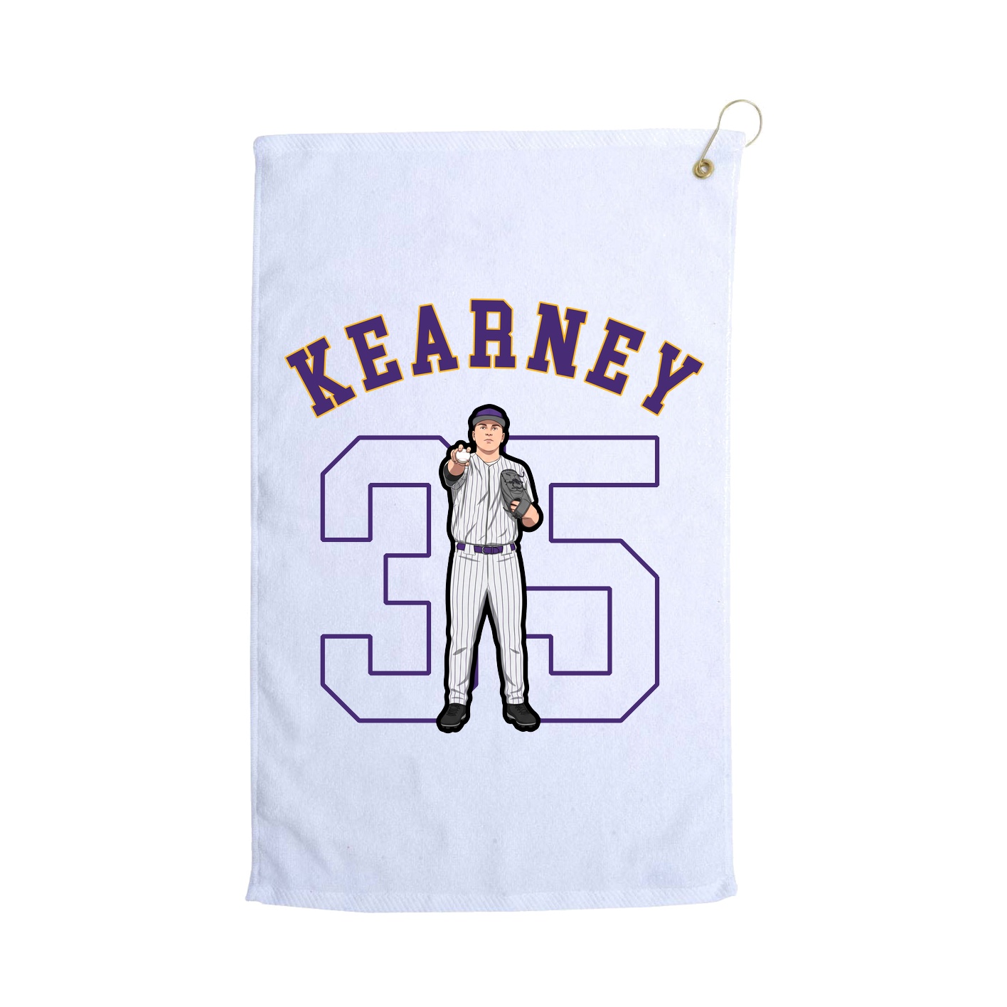 Golf Towel — Shirsey Arch in White