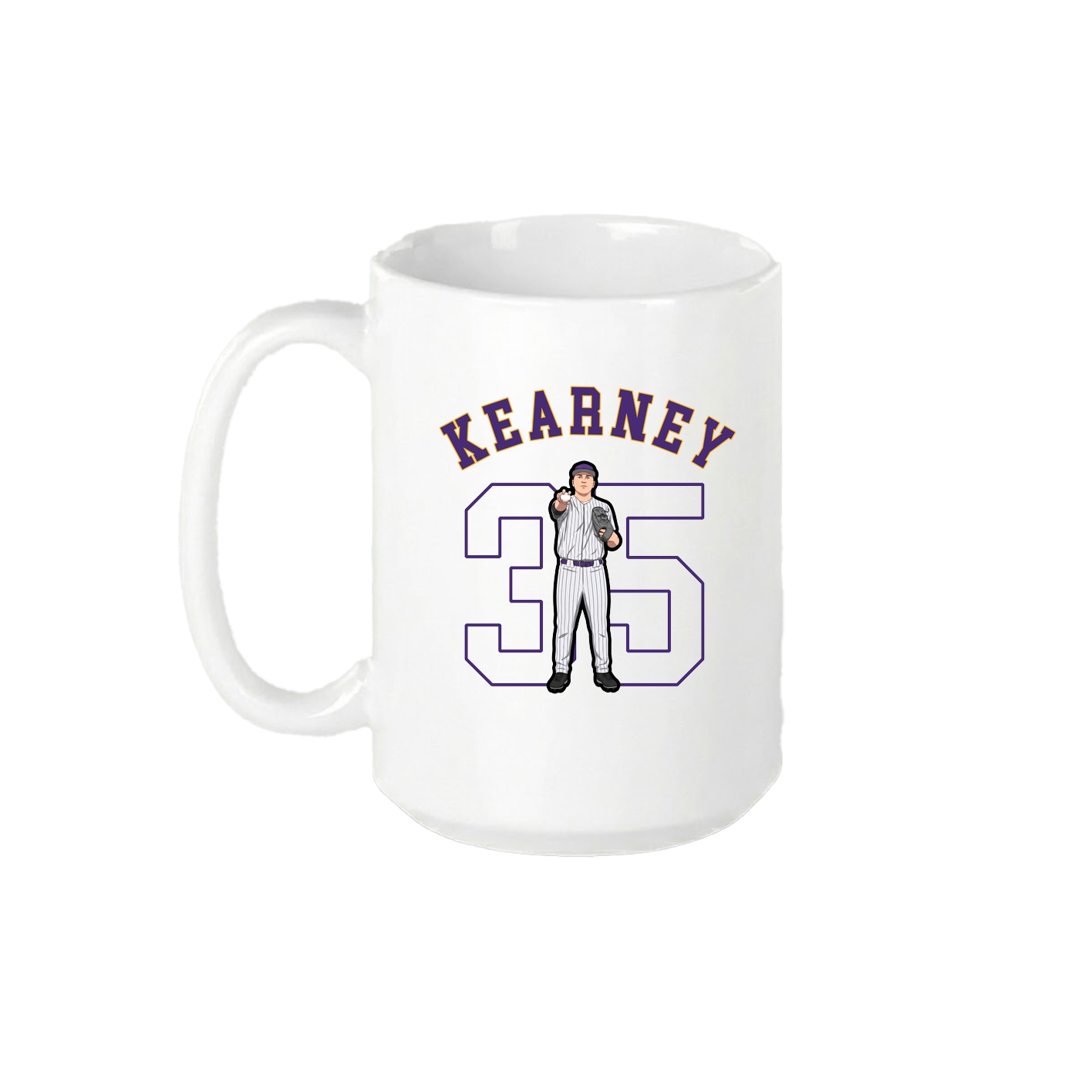 15oz Coffee Mug — Shirsey Arch in White