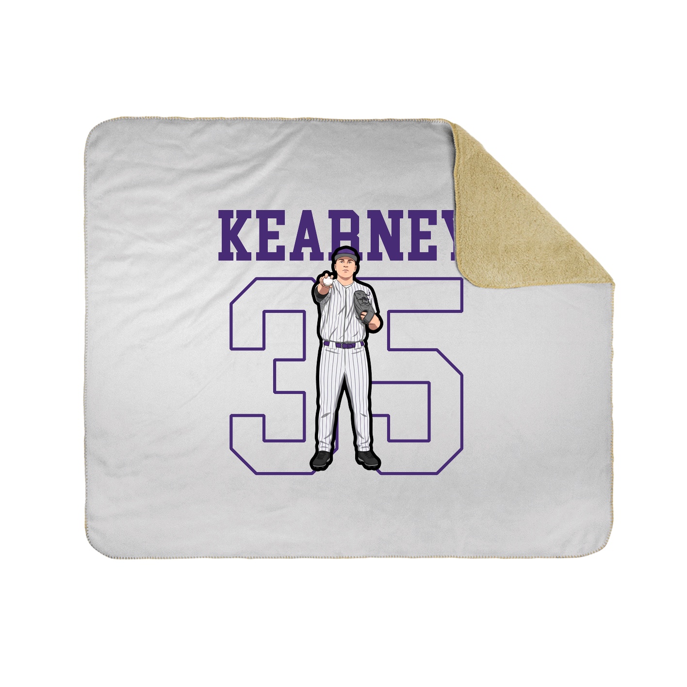 50x60 Sherpa Lined Throw Blanket