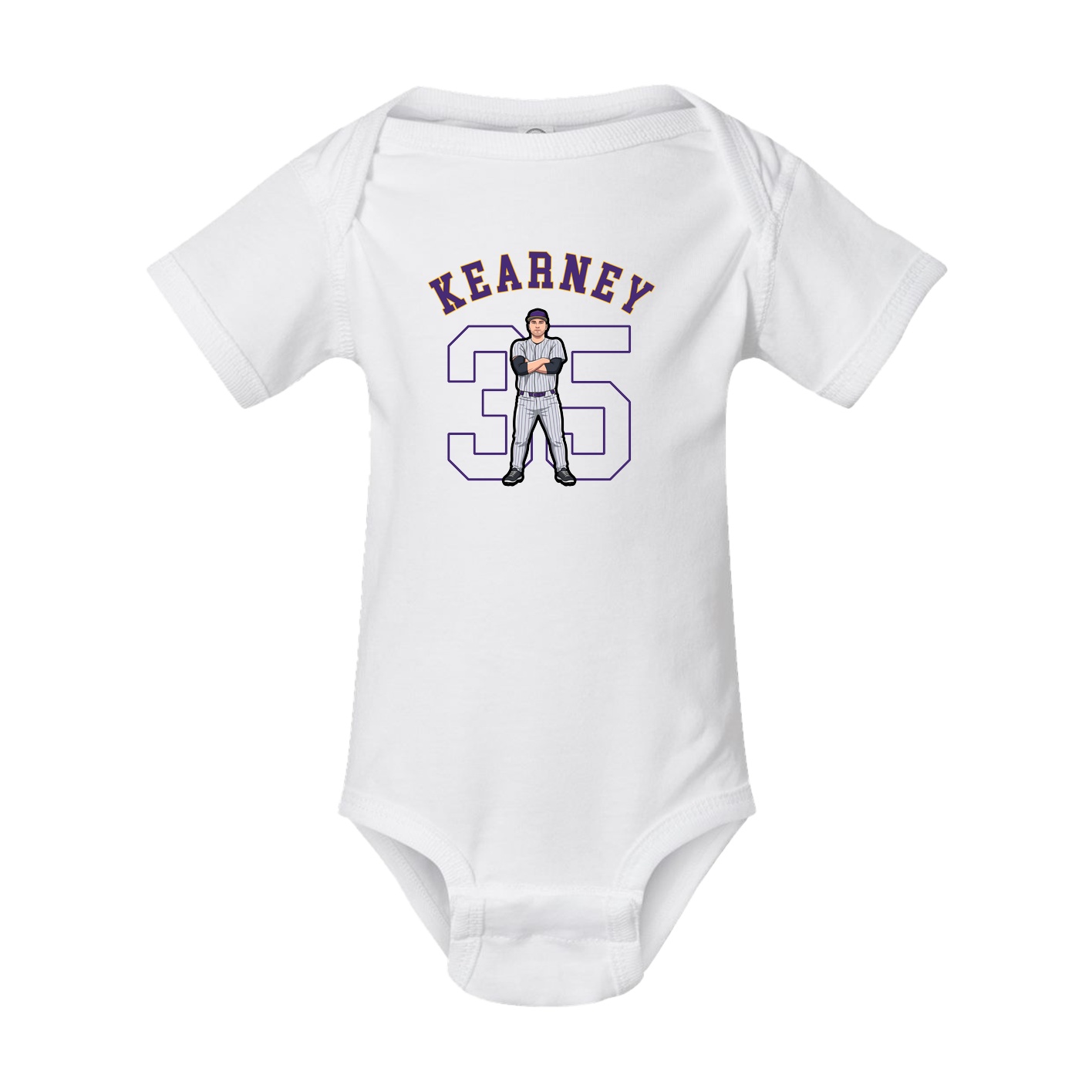 Baby Onesie — Shirsey Arch in White