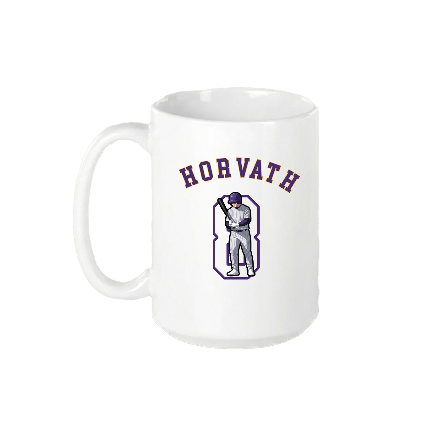 15oz Coffee Mug — Shirsey Arch in White