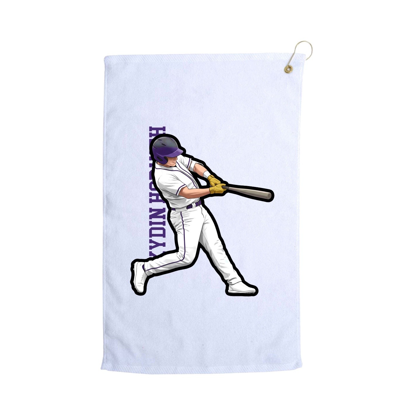 Golf Towel — Classic in White