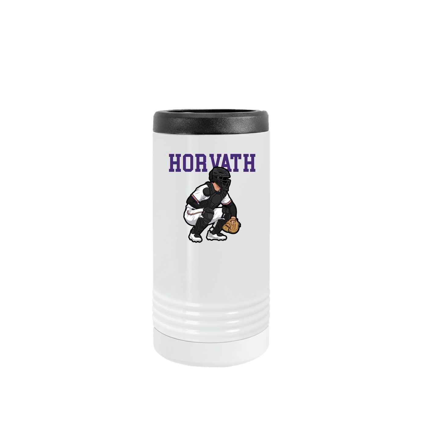 Slim Beverage Holder — Classic in White