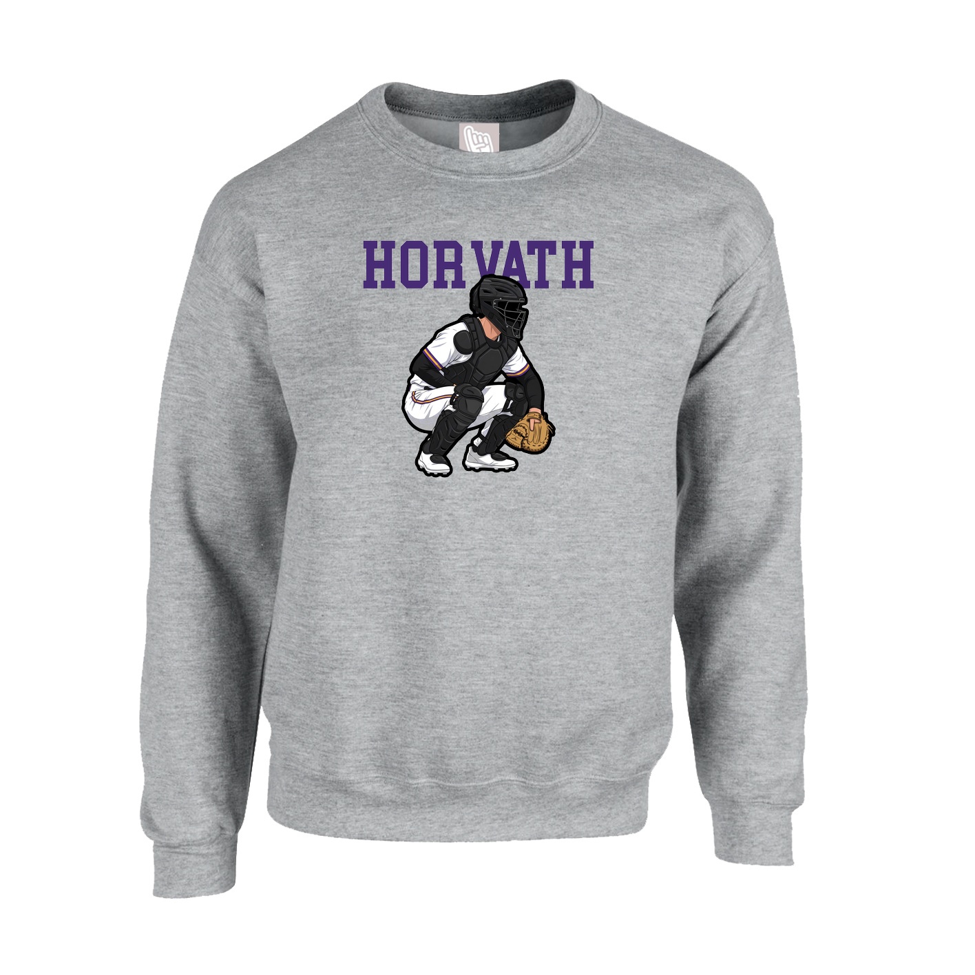 Fleece Crew — Classic in Grey