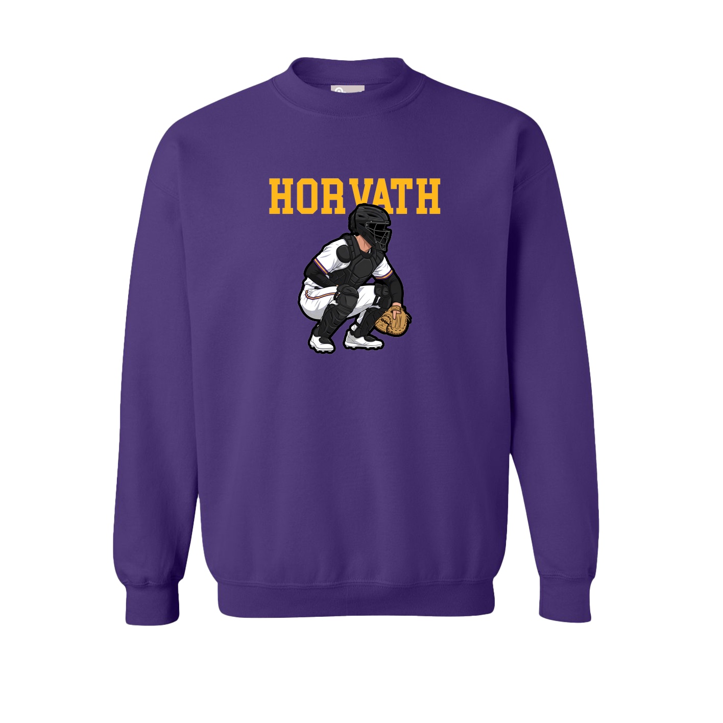 Fleece Crew — Classic in Purple