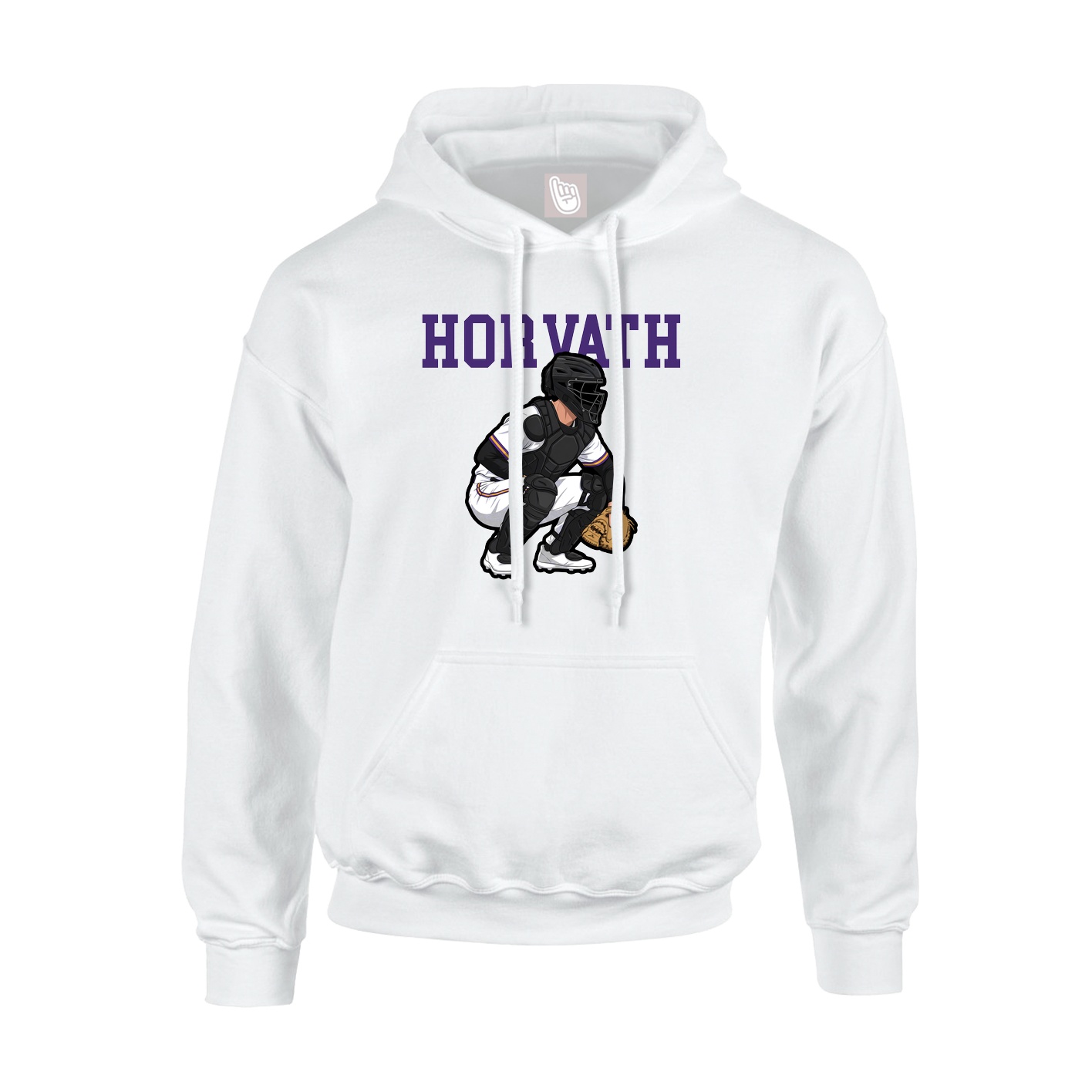 Youth Hoodie — Classic in White