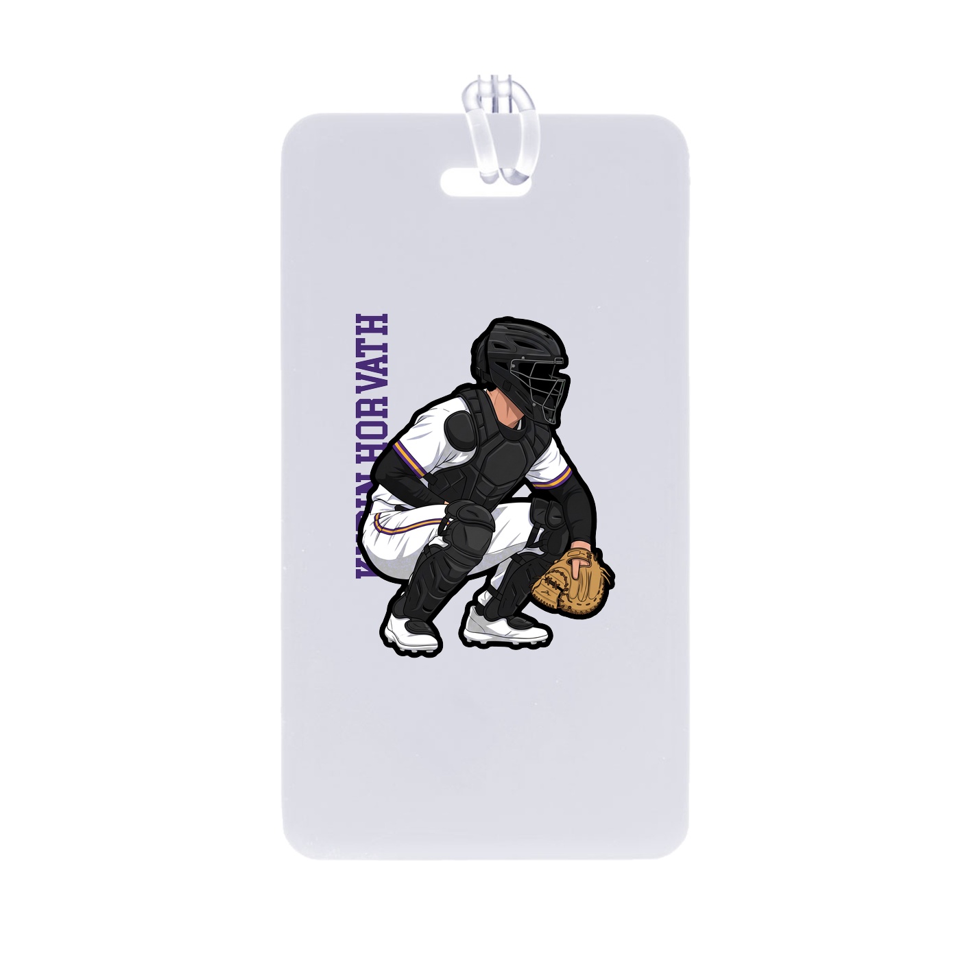Bag Tag — Name Vertical in Classic