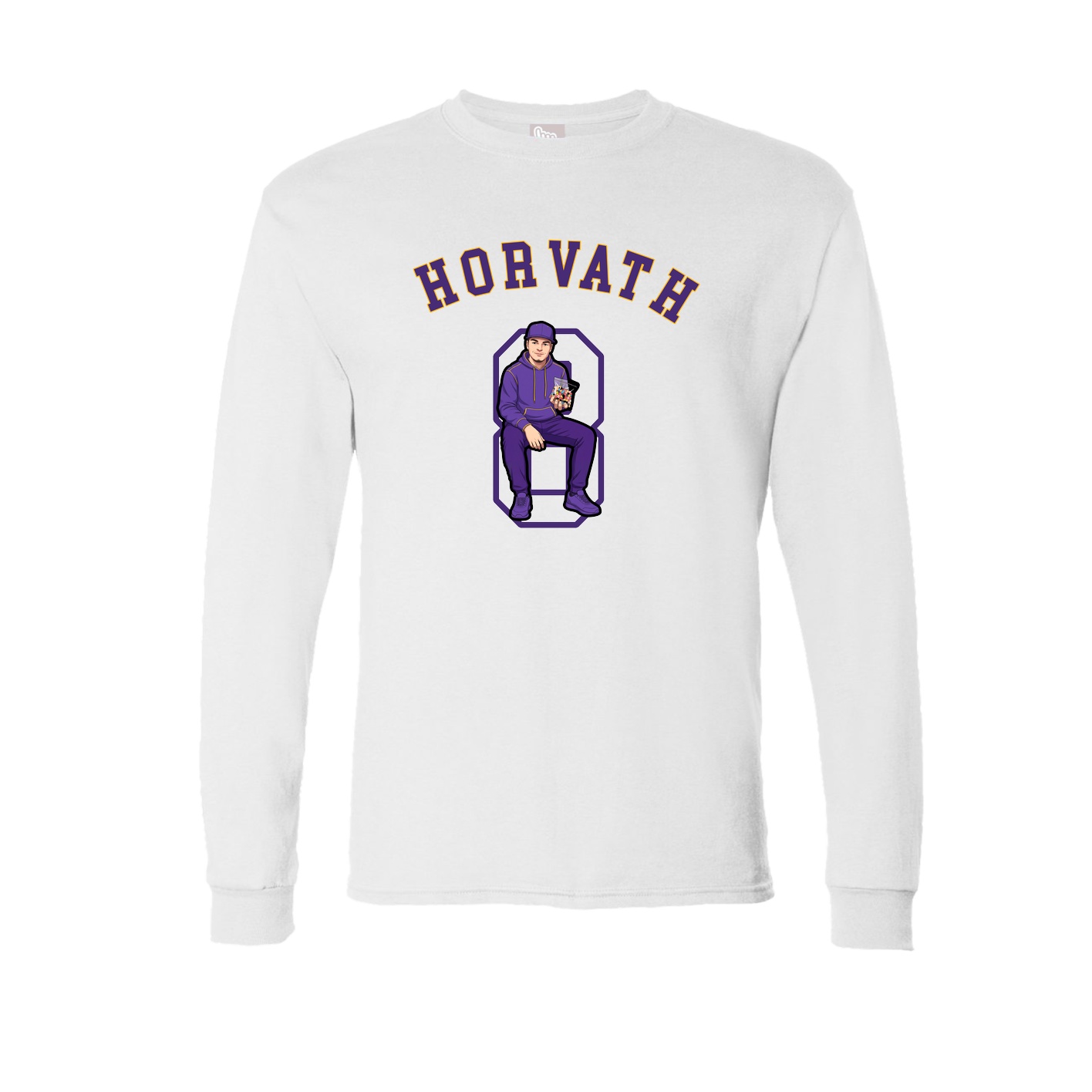 Long Sleeve Tee — Shirsey Arch in White