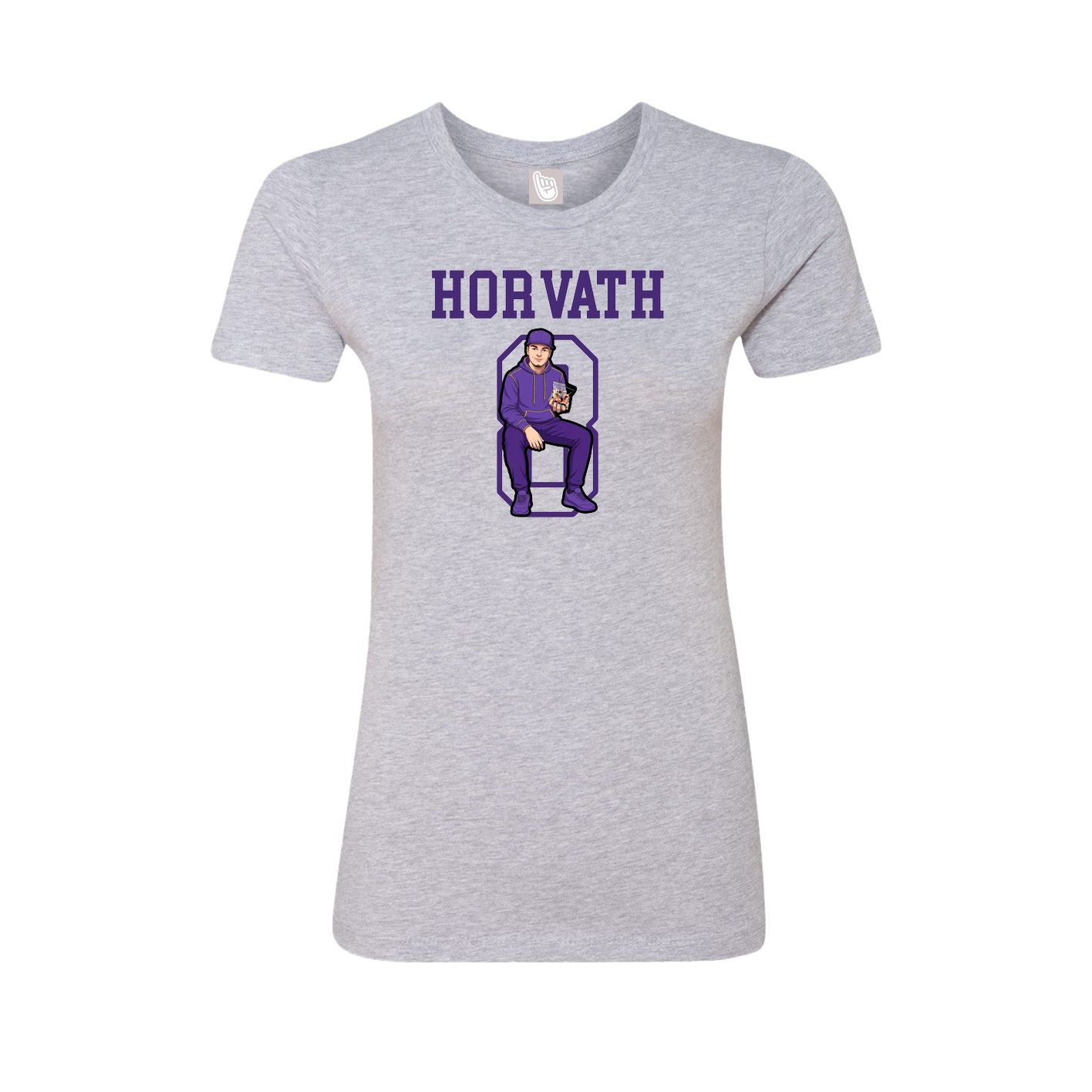 Fitted Women's Tee — Shirsey in Grey