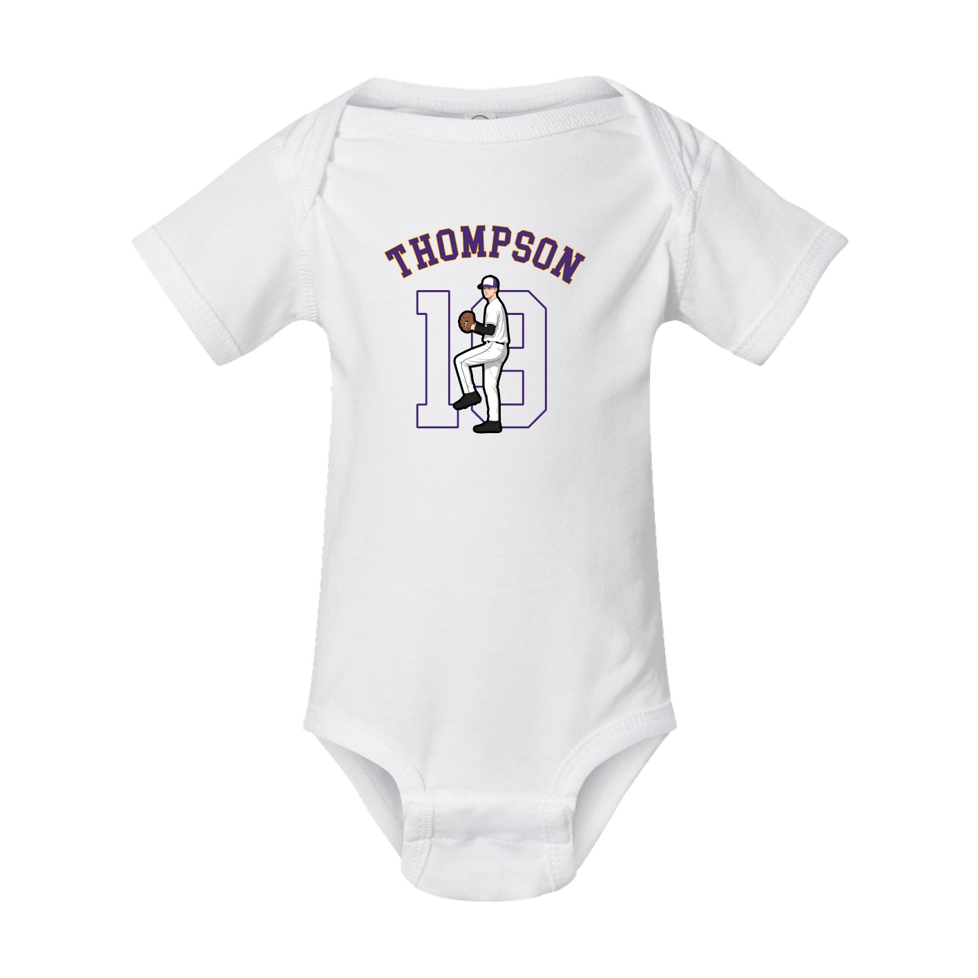 Baby Onesie — Shirsey Arch in White