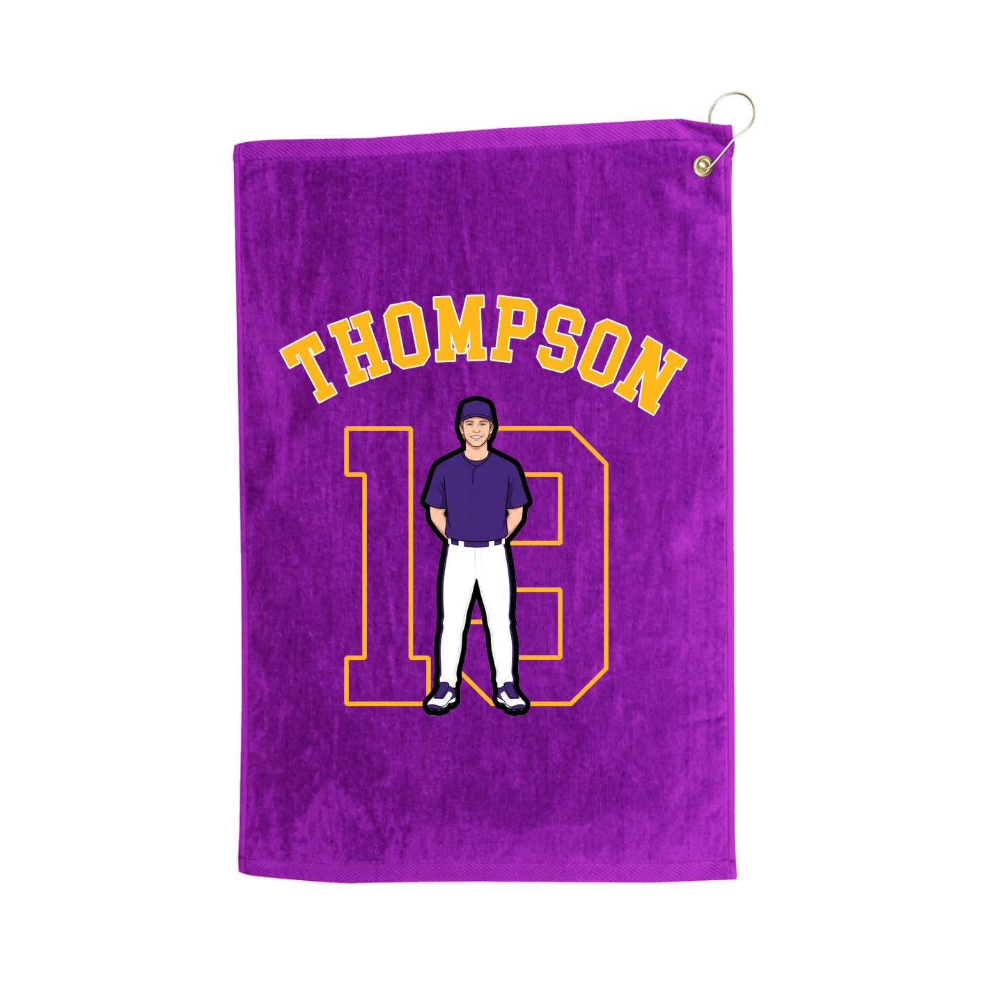 Golf Towel — Shirsey Arch in Purple