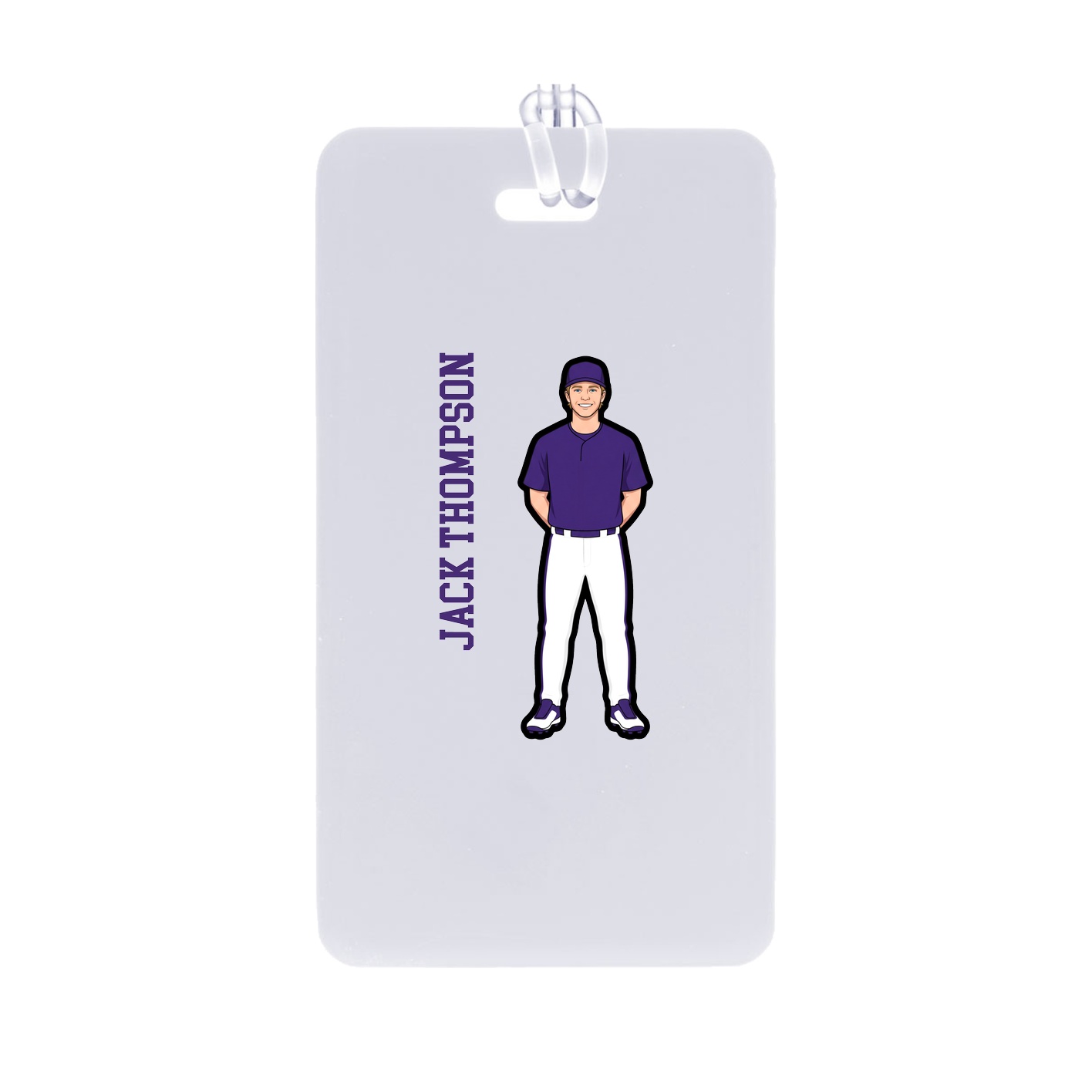 Bag Tag — Name Vertical in Classic