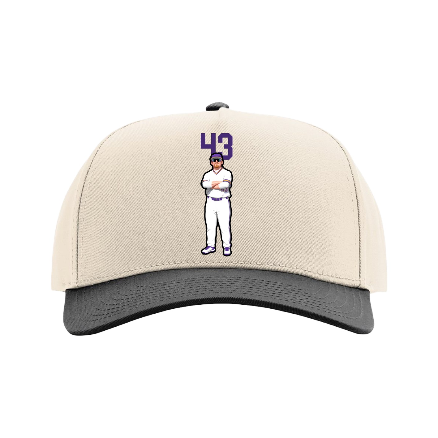Full Fabric Five-Panel Champ Cap