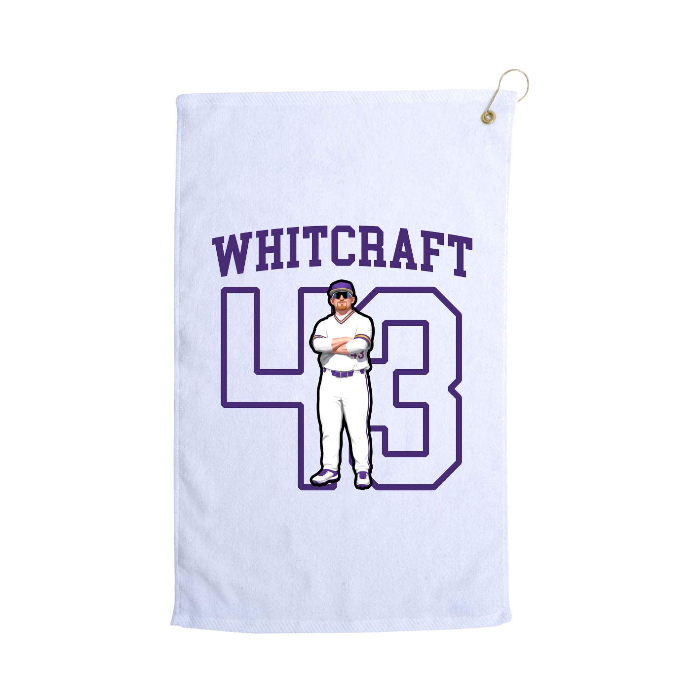 Golf Towel — Shirsey in White