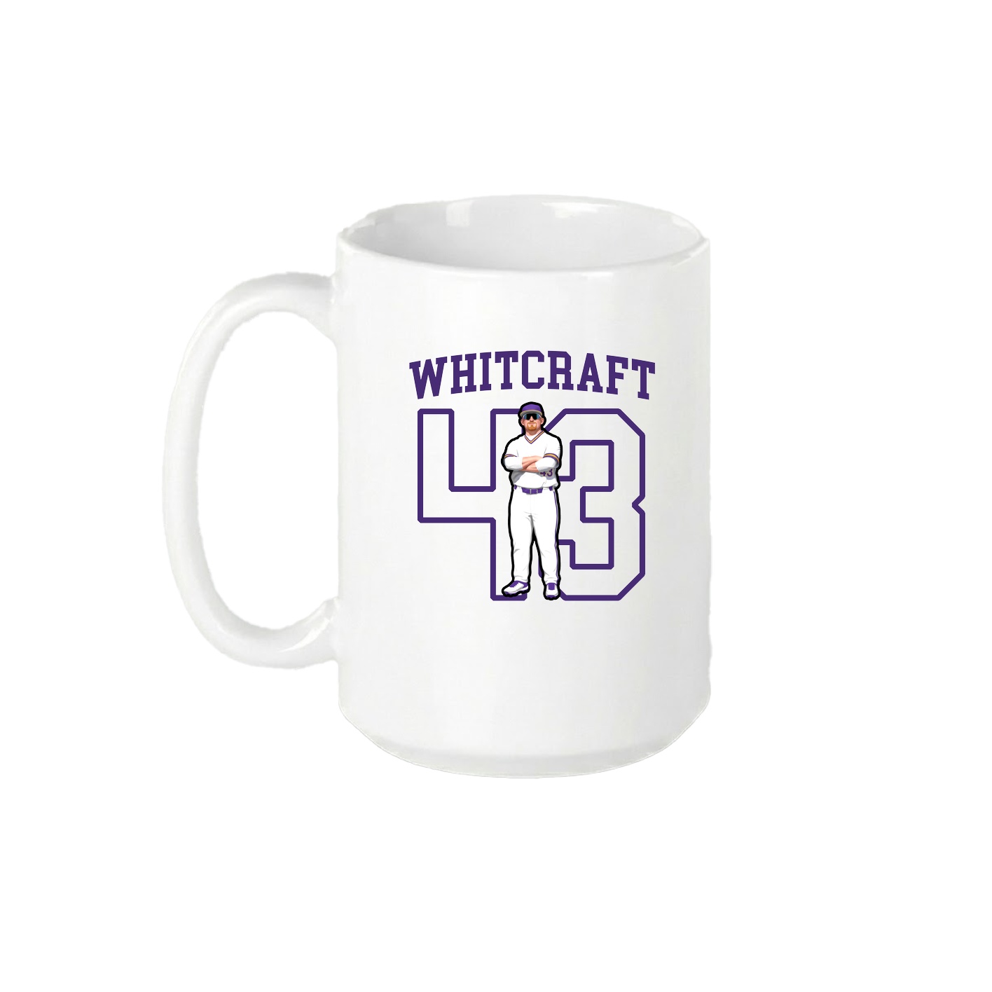 15oz Coffee Mug — Shirsey in White
