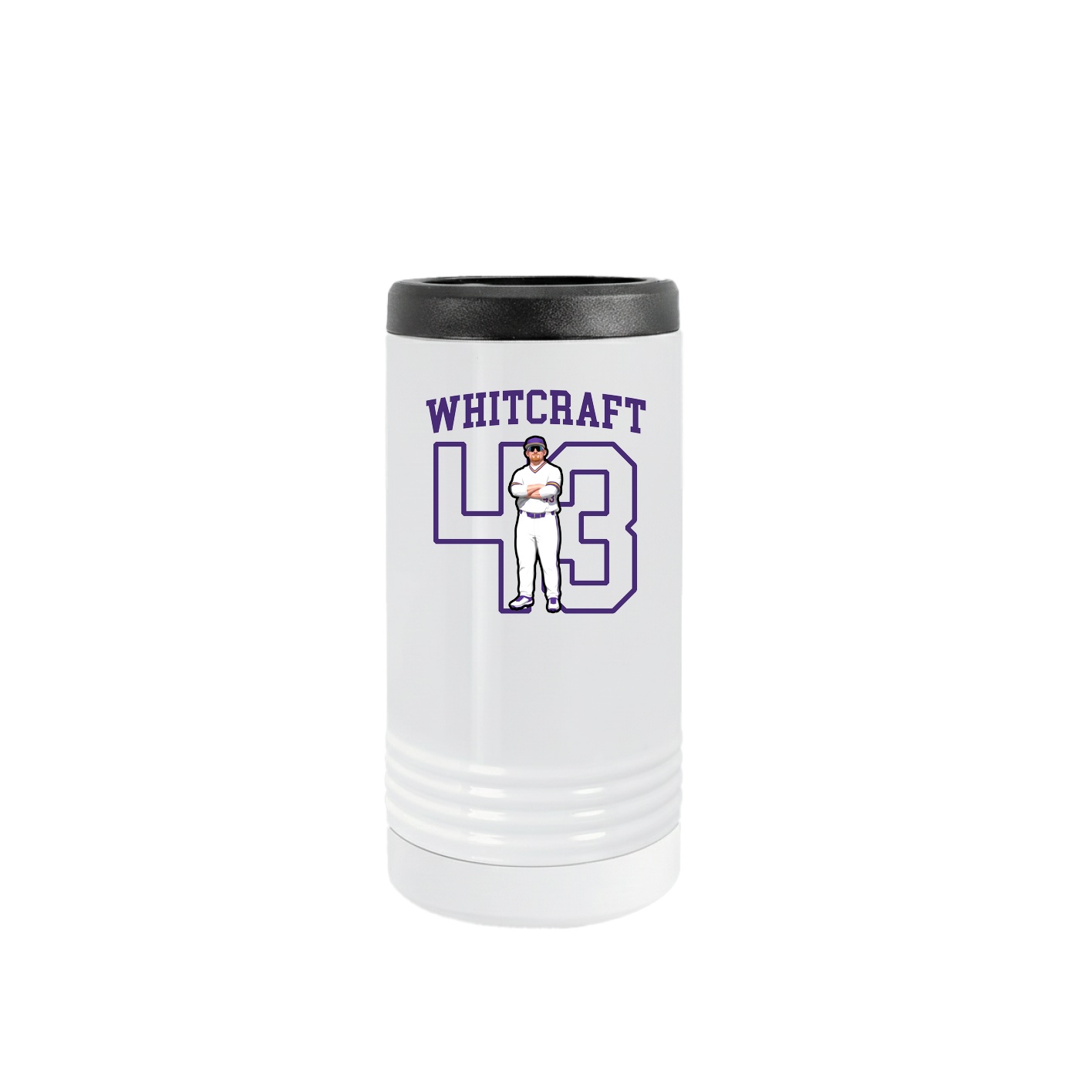 Slim Beverage Holder — Shirsey in White